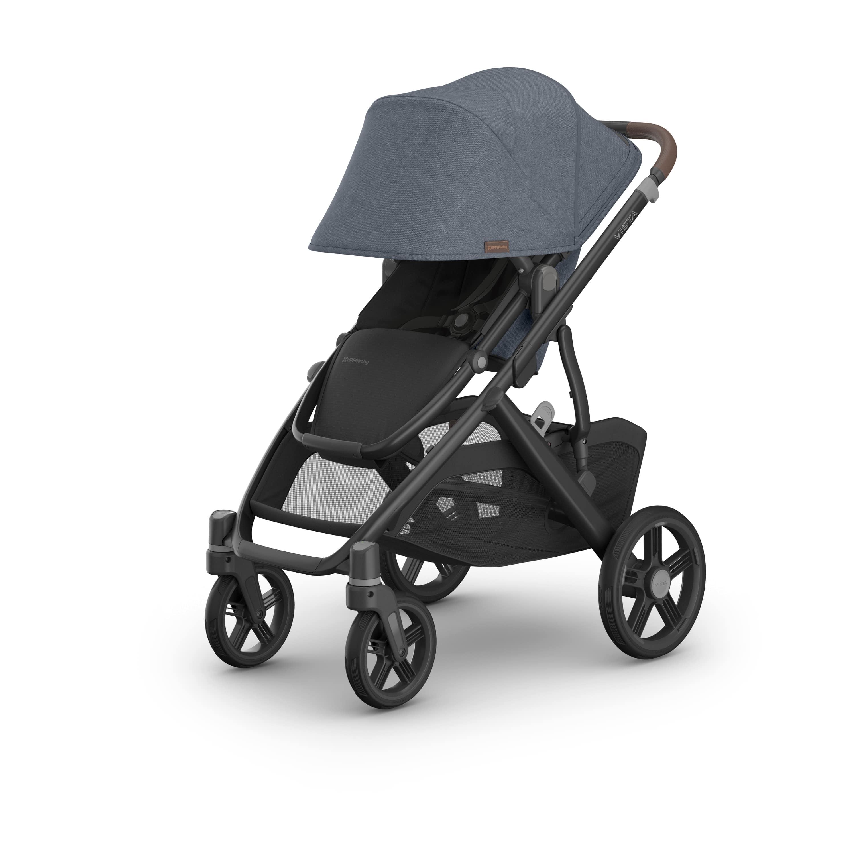 UPPAbaby Vista V3 Pram With Bassinet - Julian (Dusty Blue Melange)