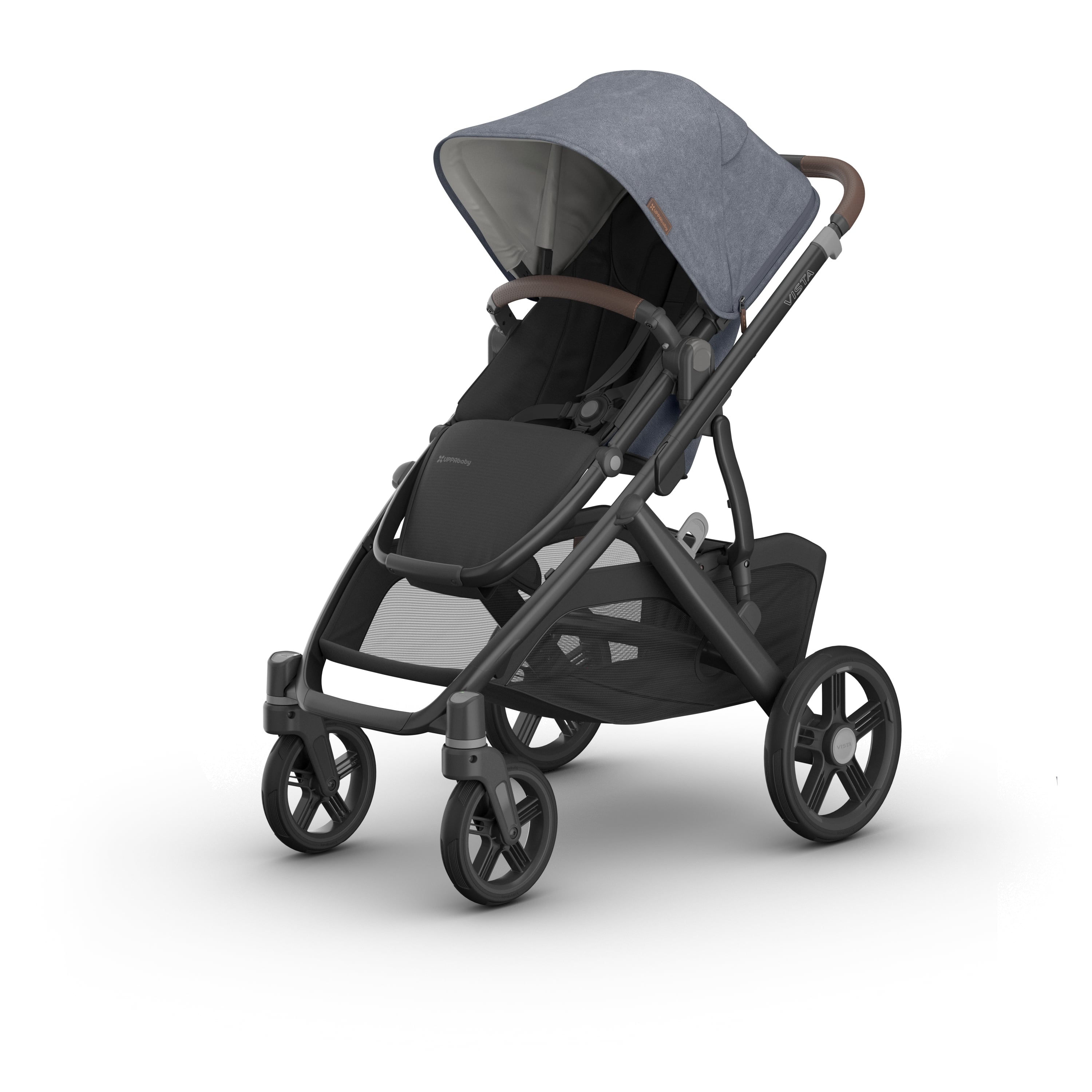 UPPAbaby Vista V3 Pram With Bassinet - Julian (Dusty Blue Melange)