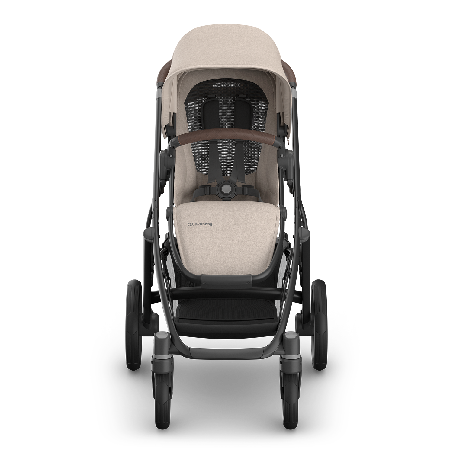 UPPAbaby Vista V3 Pram With Bassinet - Ada (Sandstone/Chestnut leather) - UPPAbaby Australia