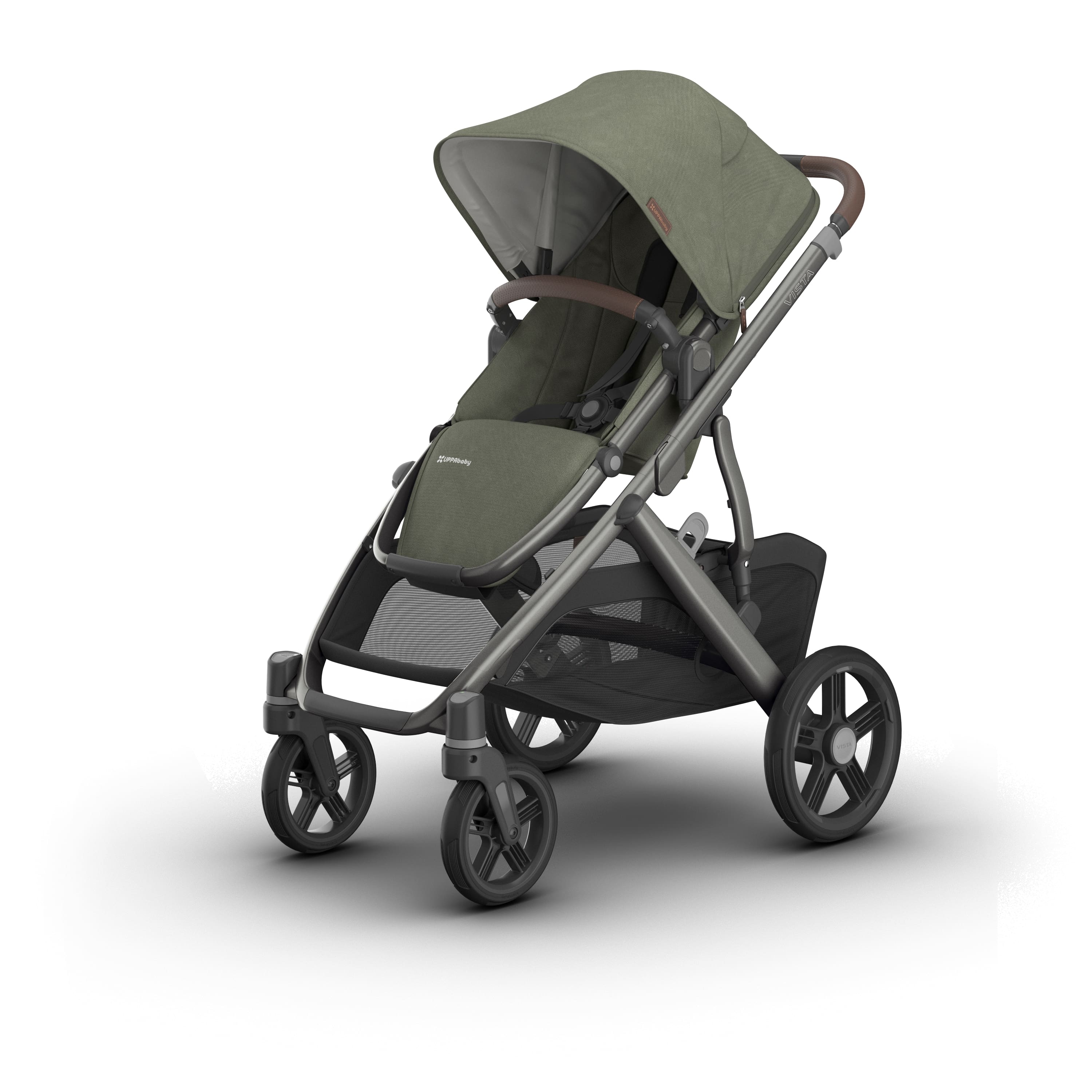 UPPAbaby Vista V3 Pram With Bassinet - Evelyn (Meadow Green) - UPPAbaby Australia