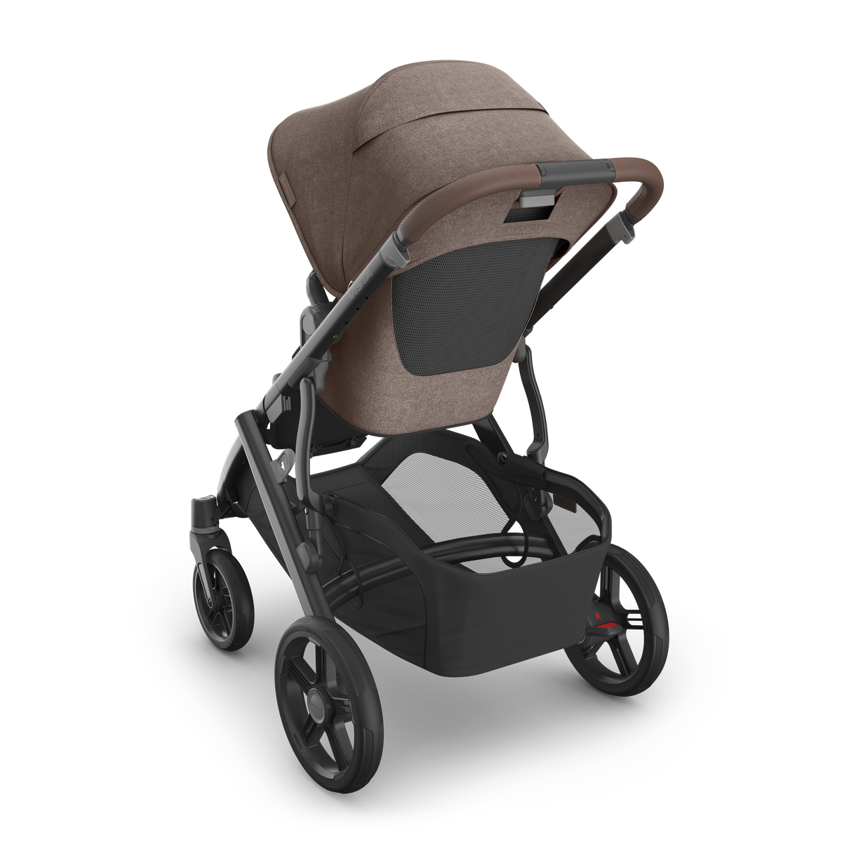 UPPAbaby Vista V3 Pram With Bassinet - Owen (Mocha Melange), three quarter back