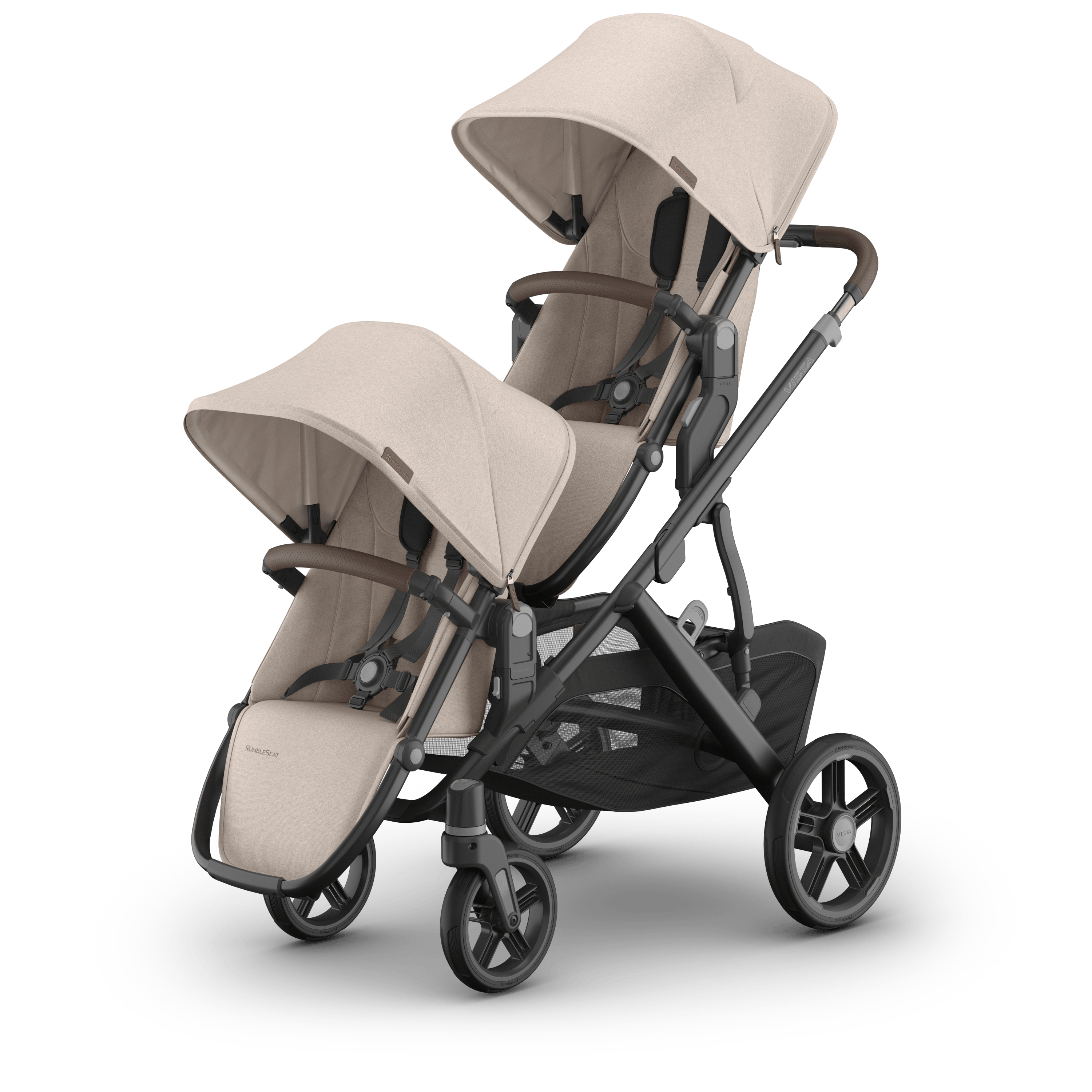 UPPAbaby Vista V3 RumbleSeat - Ada (Sandstone/Chestnut leather) - UPPAbaby Australia
