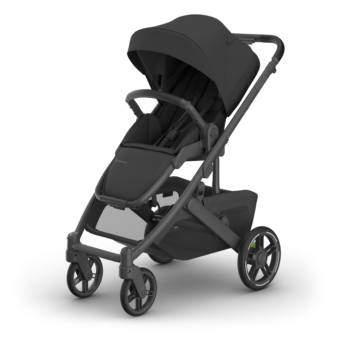 UPPAbaby Cruz V3 Pram - Jake (Charcoal), three quarter left hero