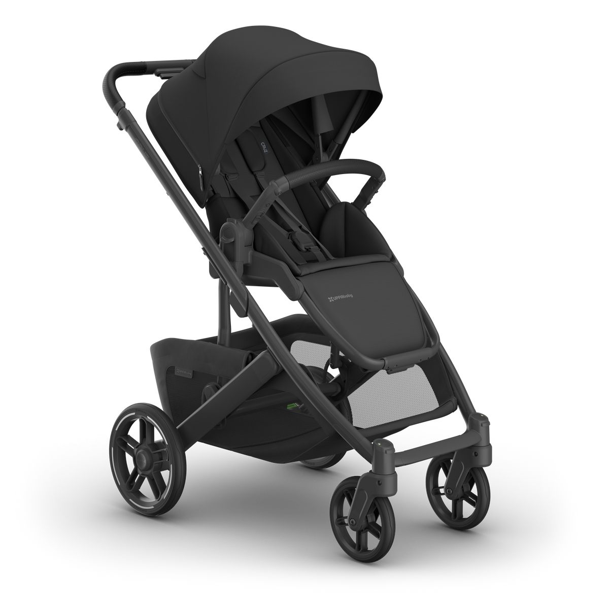 UPPAbaby Cruz V3 Pram - Jake (Charcoal), three quarter right