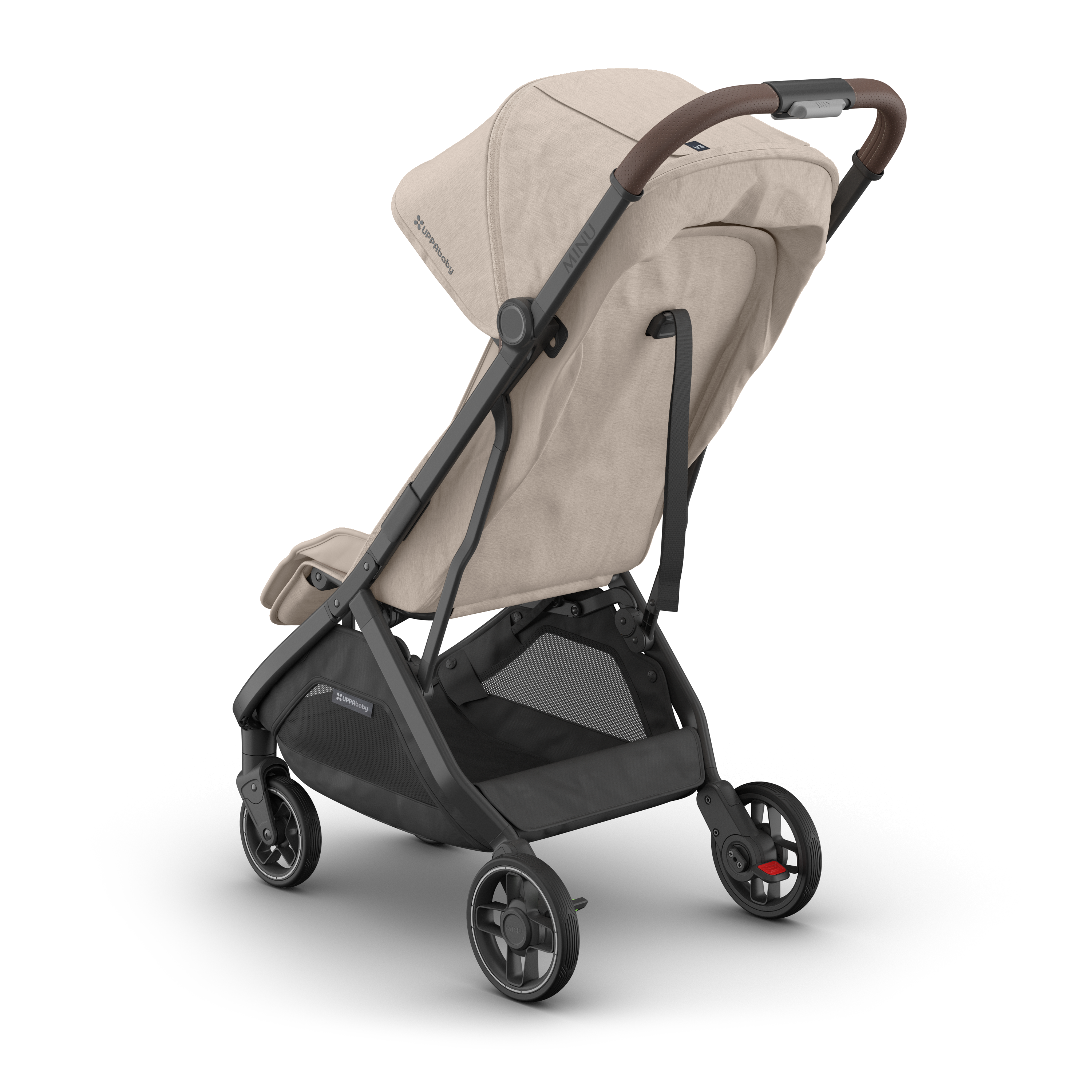 UPPAbaby Minu V3 Stroller - Ada (Sandstone/Chestnut leather) - UPPAbaby Australia