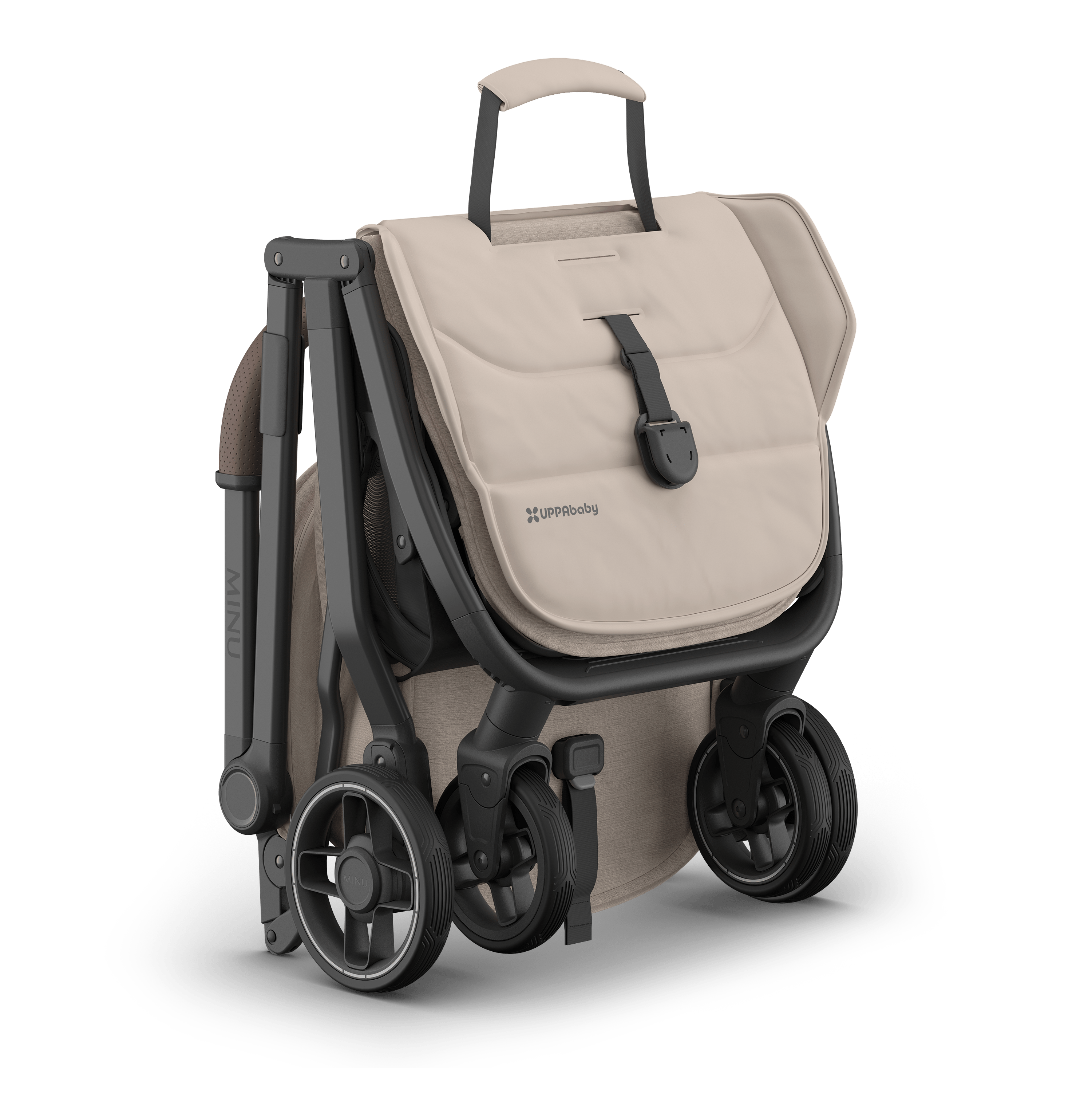 UPPAbaby Minu V3 Stroller - Ada (Sandstone/Chestnut leather) - UPPAbaby Australia