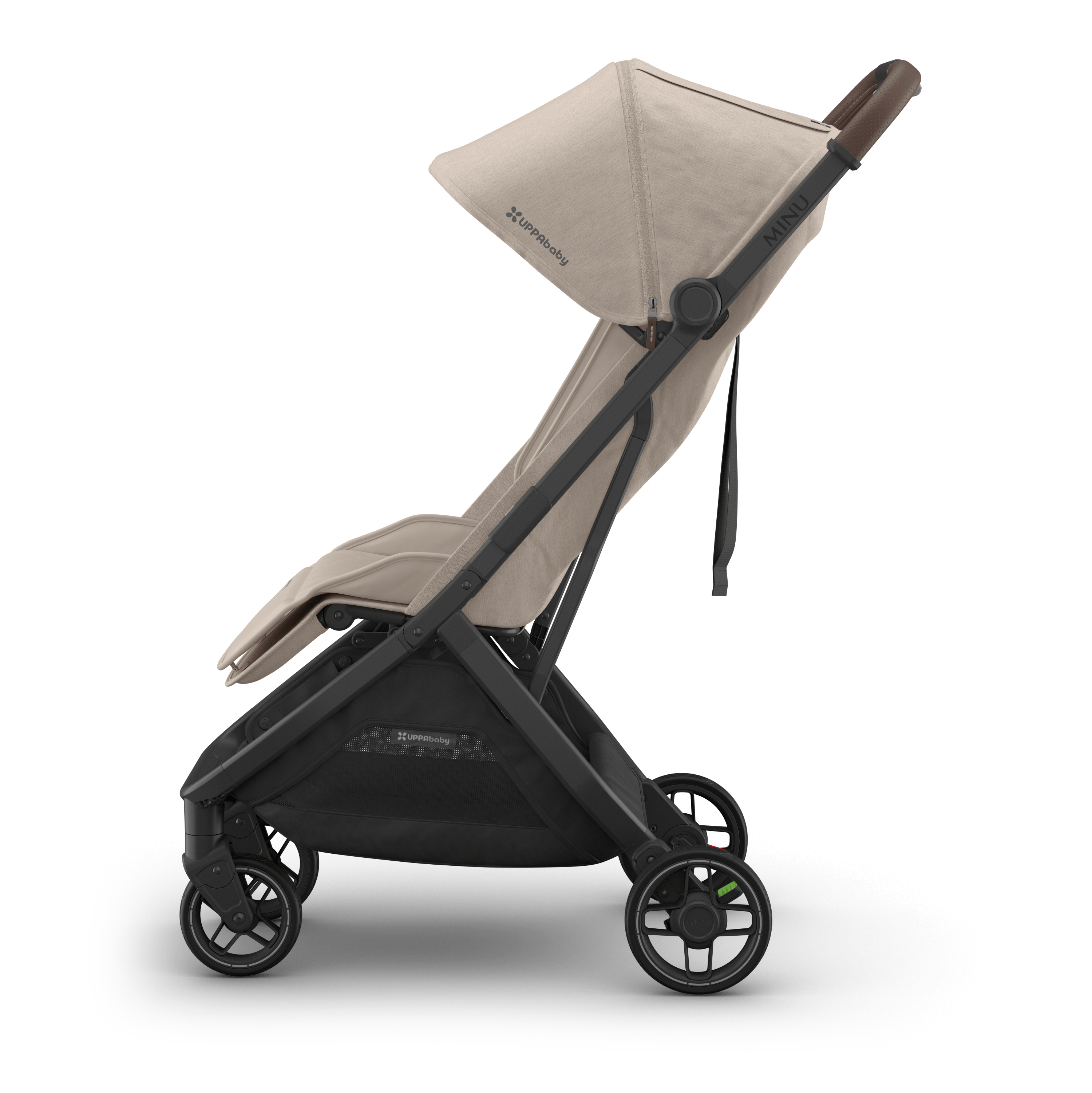 UPPAbaby Minu V3 Stroller - Ada (Sandstone/Chestnut leather) - UPPAbaby Australia