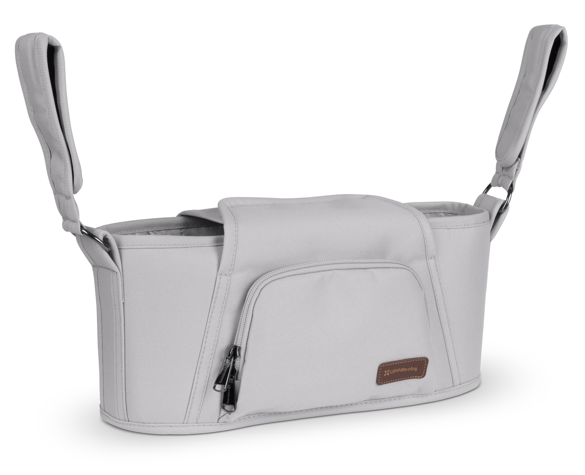 UPPAbaby Parent Organiser - Light Grey, three quarter