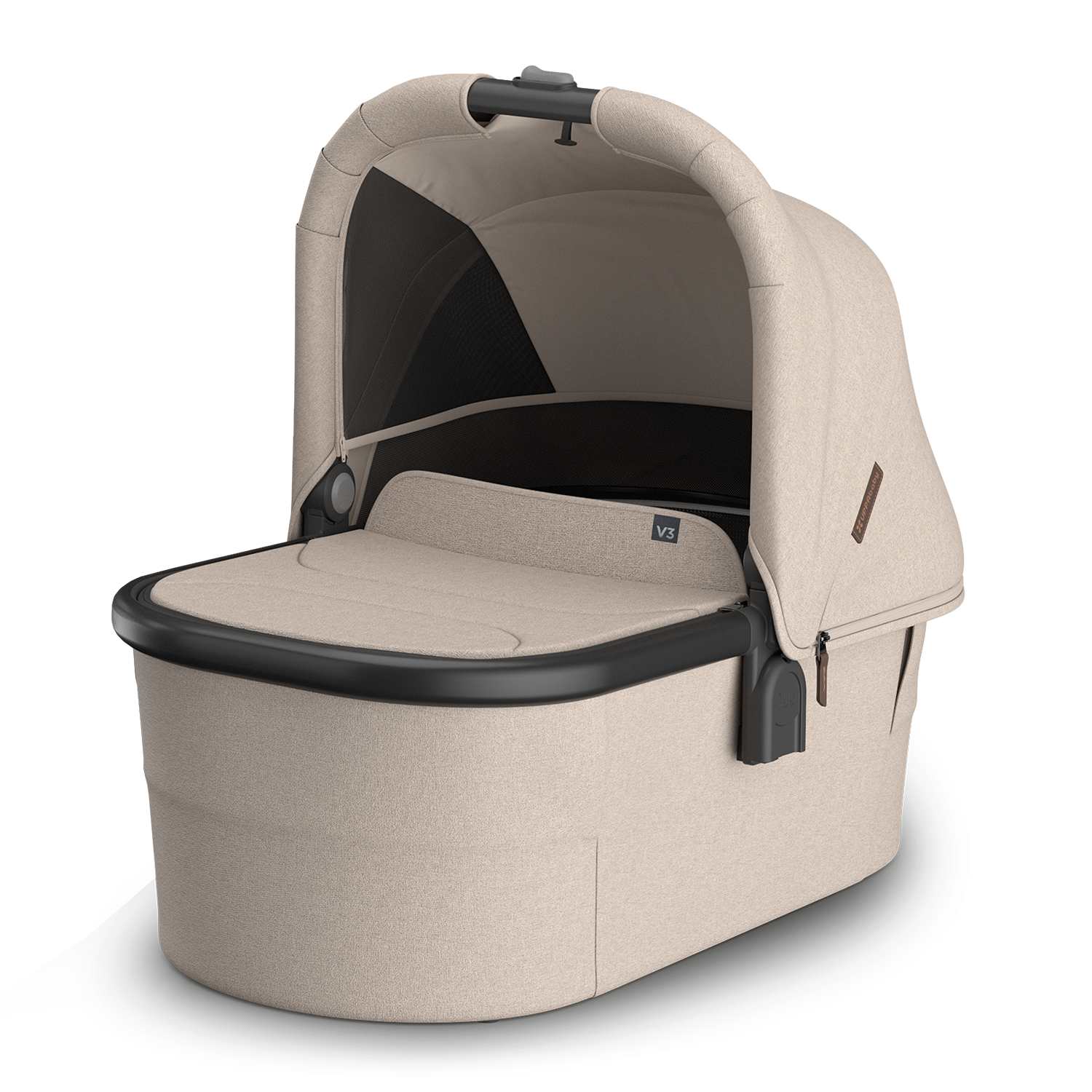 UPPAbaby V3 Bassinet -Ada (Sandstone/Chestnut leather) - UPPAbaby Australia