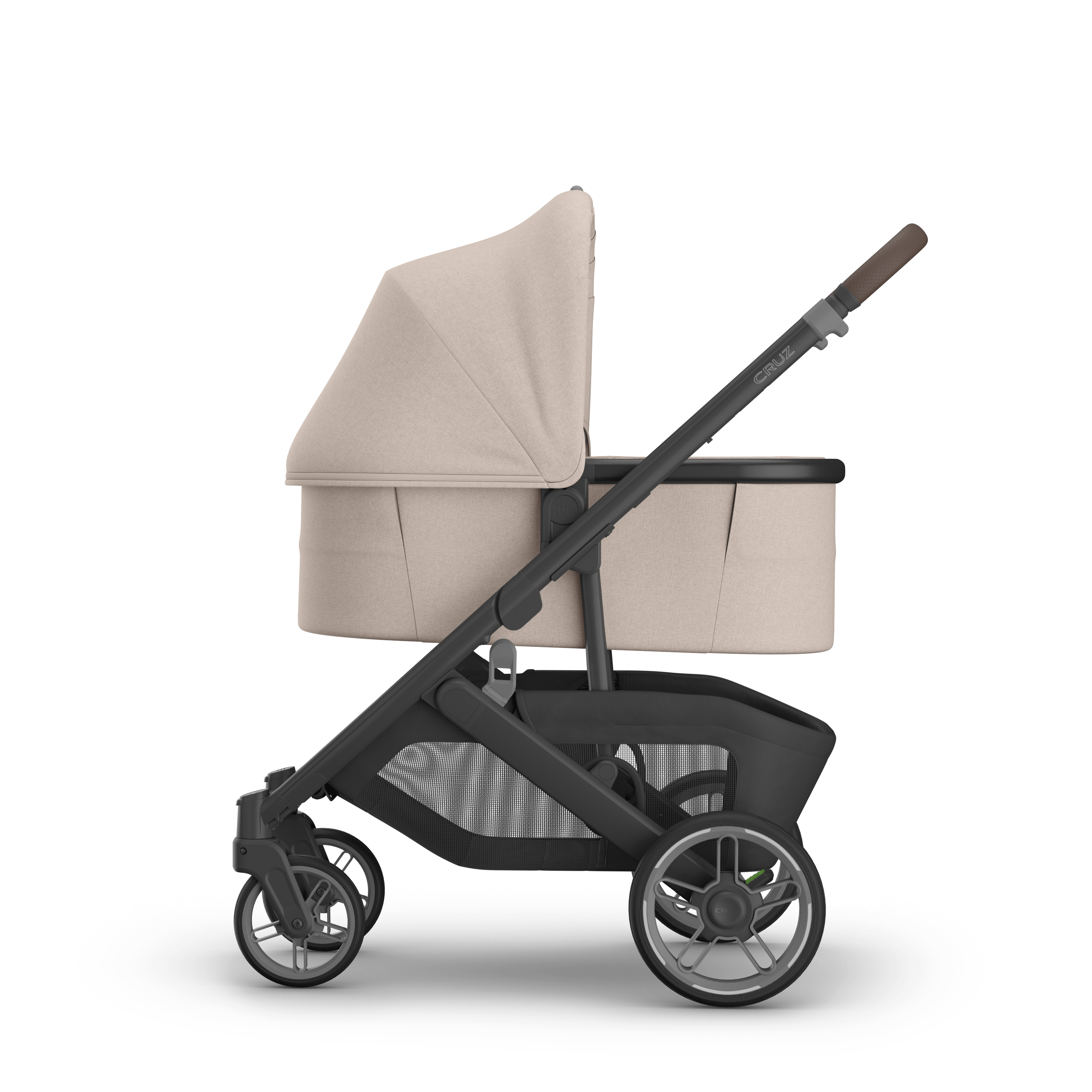 UPPAbaby V3 Bassinet -Ada (Sandstone/Chestnut leather) - UPPAbaby Australia