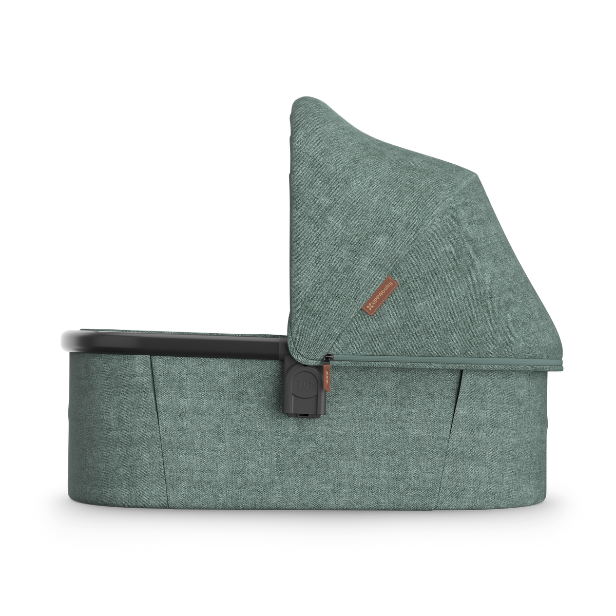 UPPAbaby V3 Bassinet - Gwen (Green Melange), side