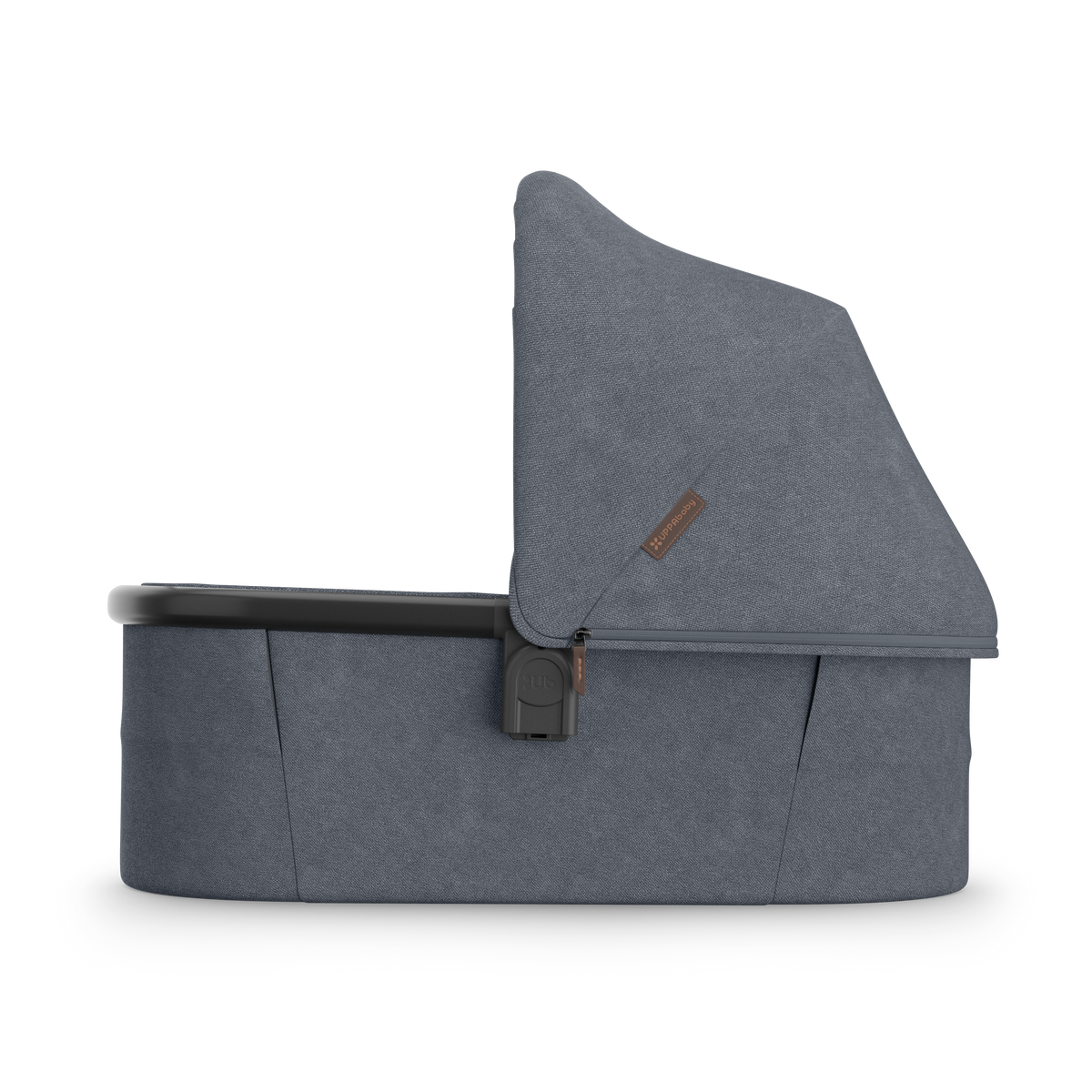 UPPAbaby V3 Bassinet - Julian (Dusty Blue Melange), side