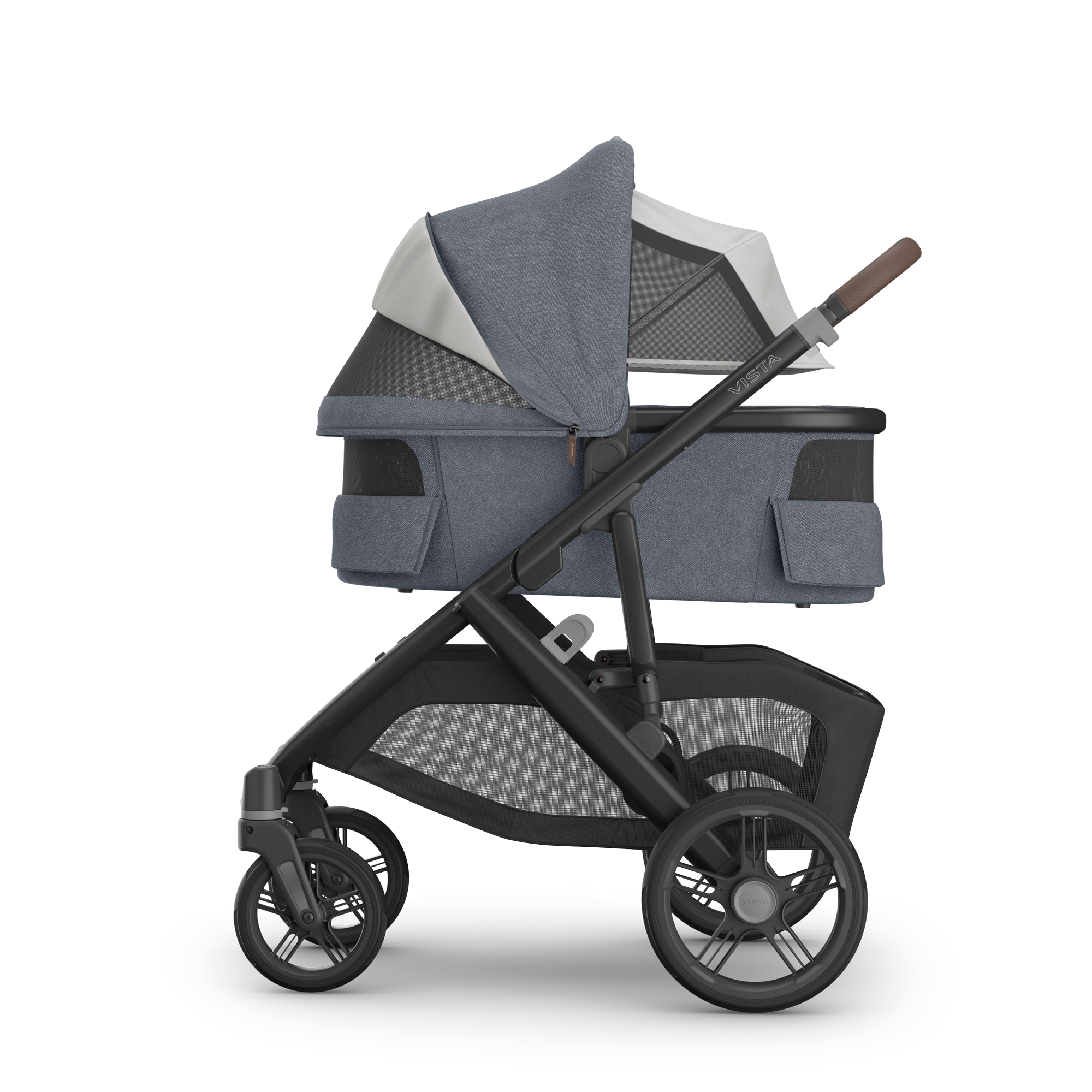UPPAbaby V3 Bassinet - Julian (Dusty Blue Melange) - UPPAbaby Australia