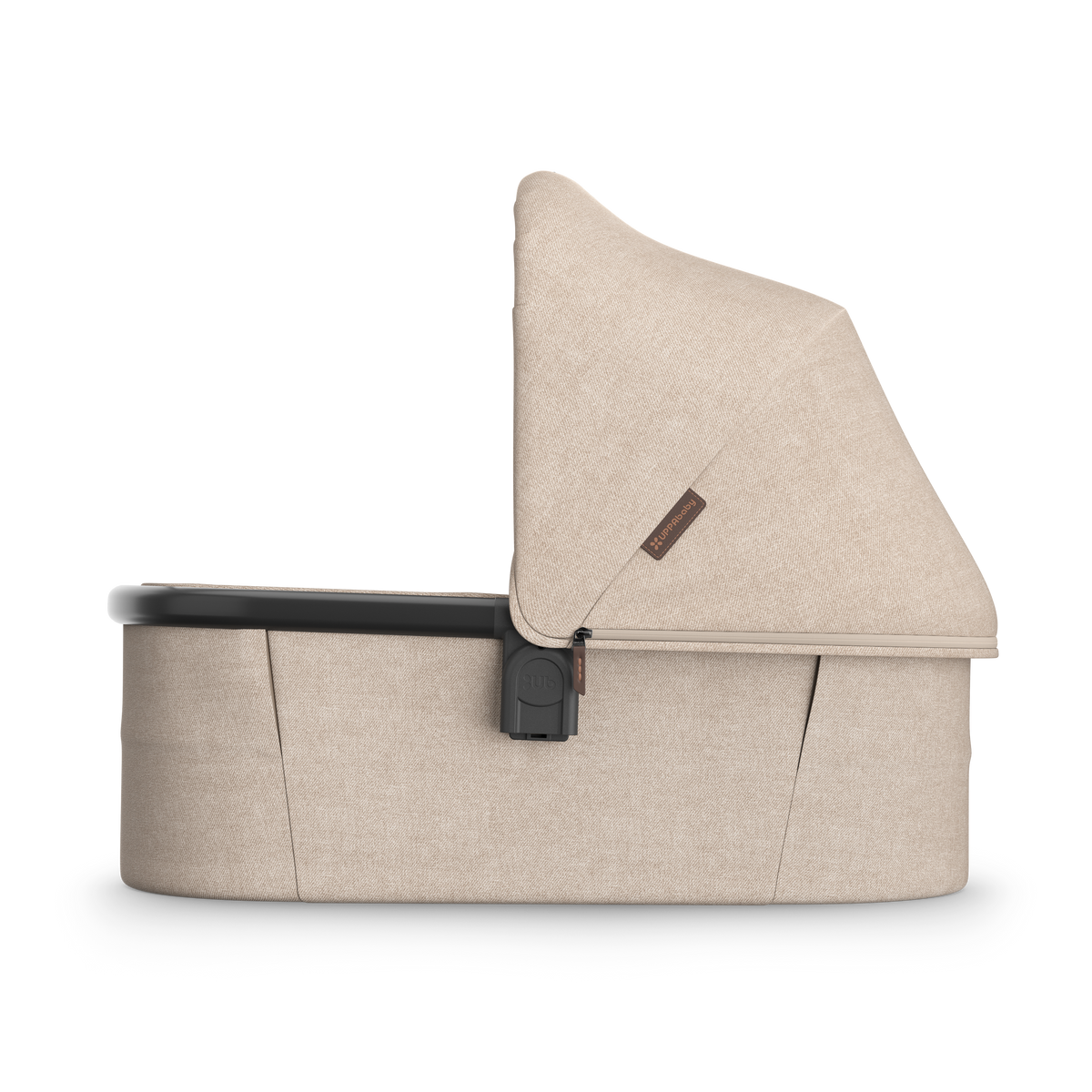 UPPAbaby V3 Bassinet - Liam (Oat Melange / Carbon), side