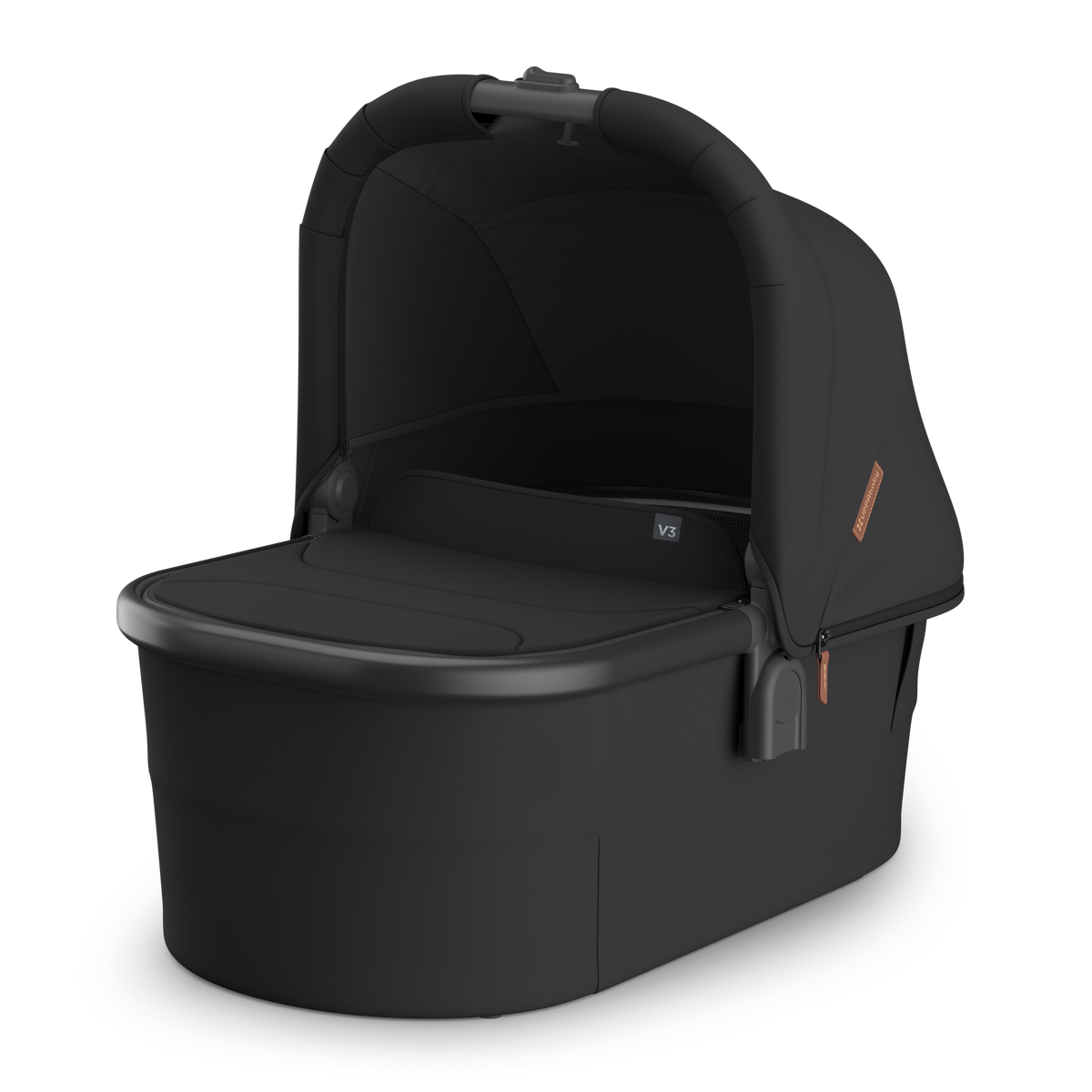 UPPAbaby V3 Bassinet - Nori (Charcoal / Saddle), hero