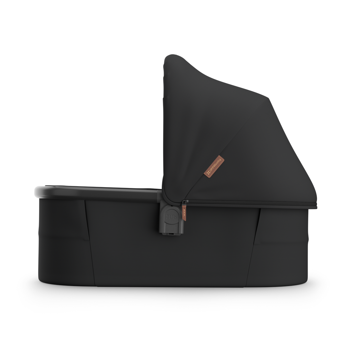 UPPAbaby V3 Bassinet - Nori (Charcoal / Saddle), side