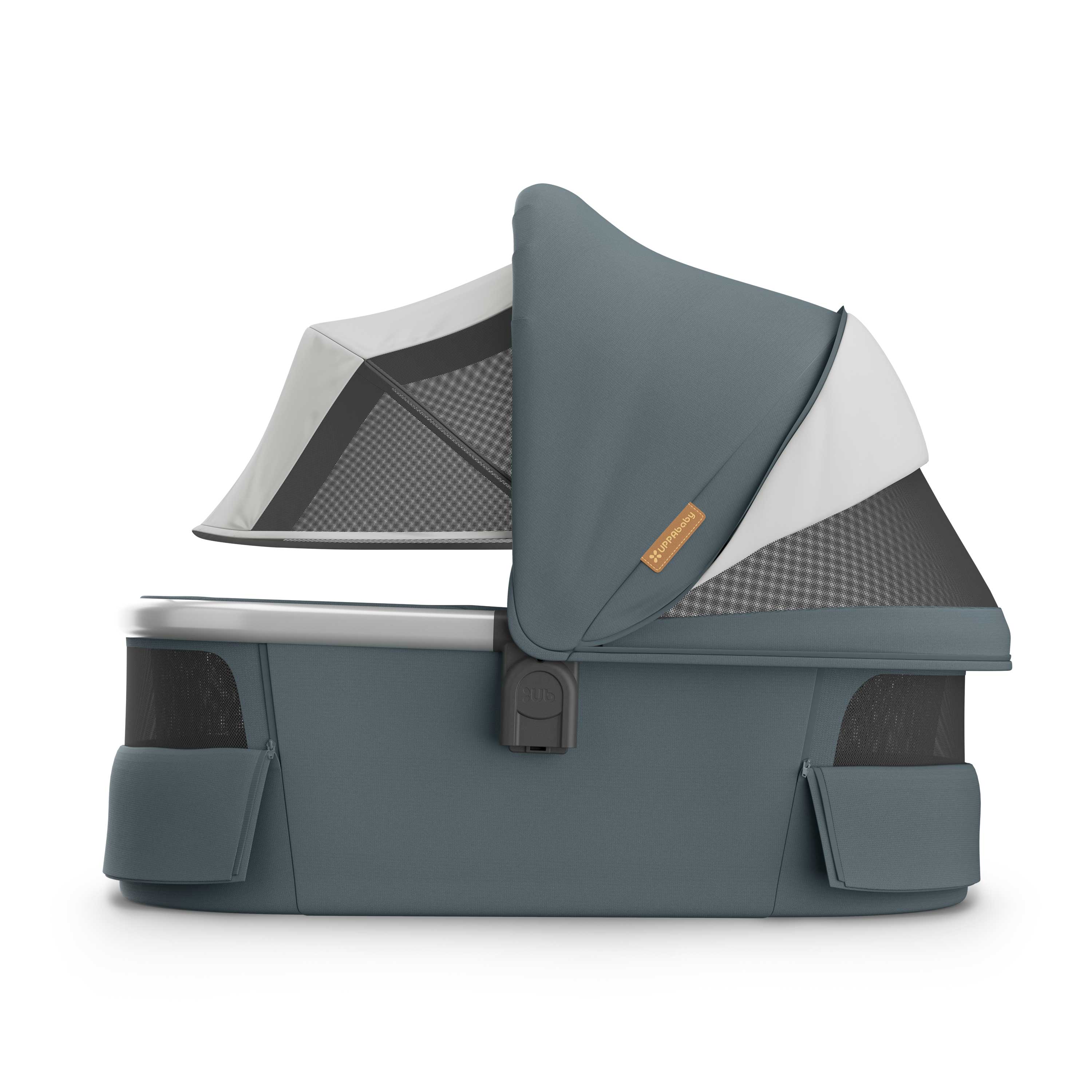 UPPAbaby V3 Bassinet - Stone Blue/Silver (Callum) - UPPAbaby Australia