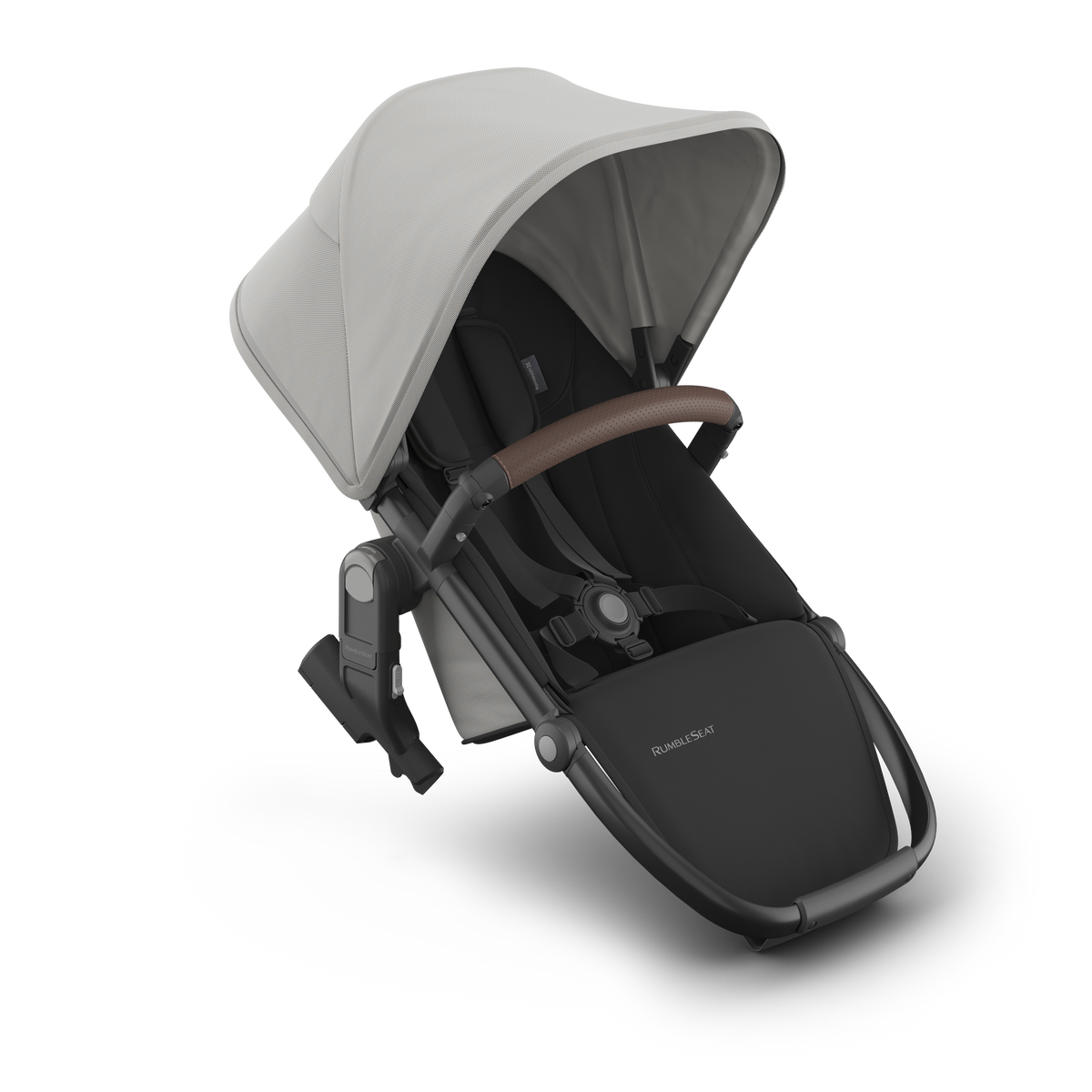 UPPAbaby Vista V3 RumbleSeat - Savannah (Pearl Grey Jacquard / Carbon), hero