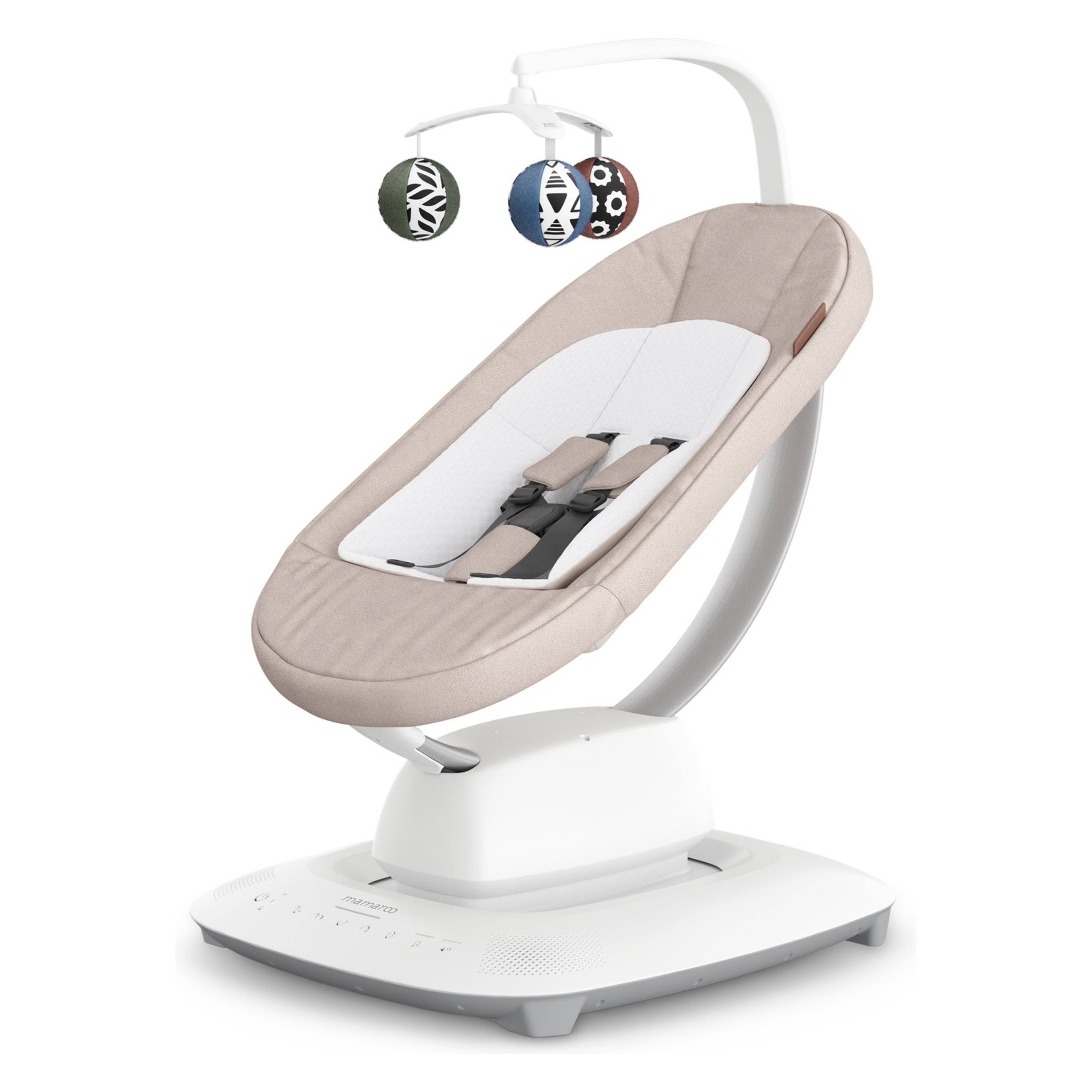 UPPAbaby Mamaroo Baby Swing - Sand Melange (Charlie)