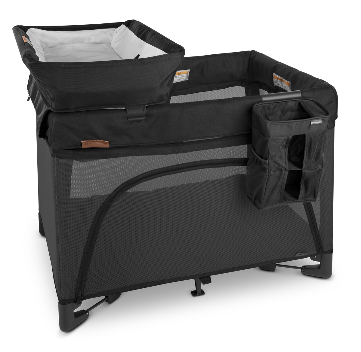 UPPAbaby Remi Portacot Changing Station - Jake (Charcoal), changing station organizer no props