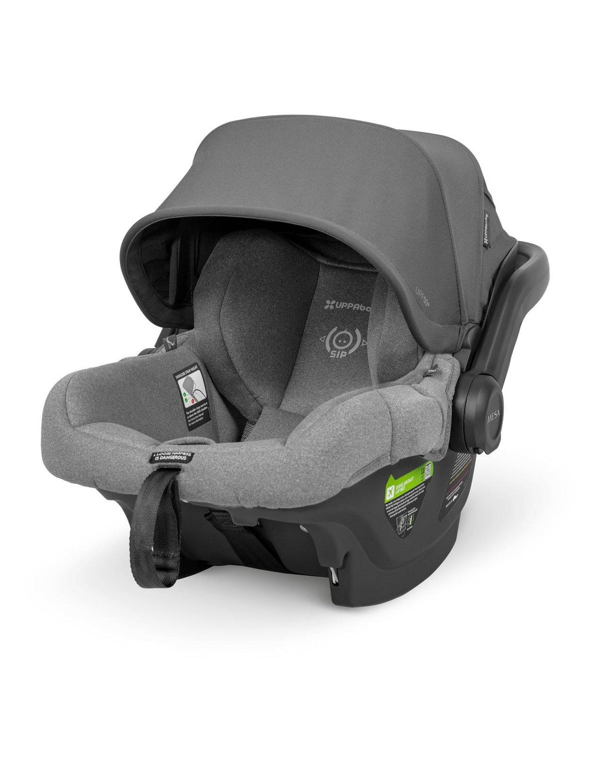 UPPAbaby Mesa Car Seat Capsule - Charcoal Melange (Greyson)
