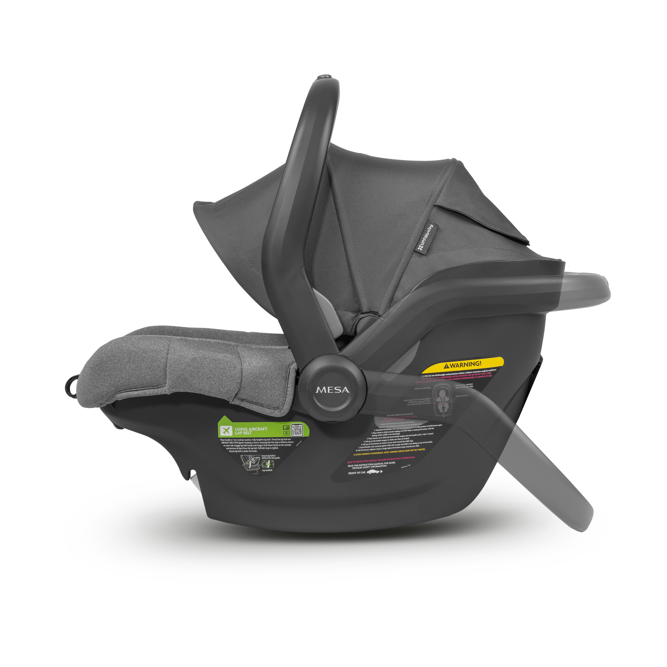 UPPAbaby Mesa Car Seat Capsule - Charcoal Melange (Greyson)