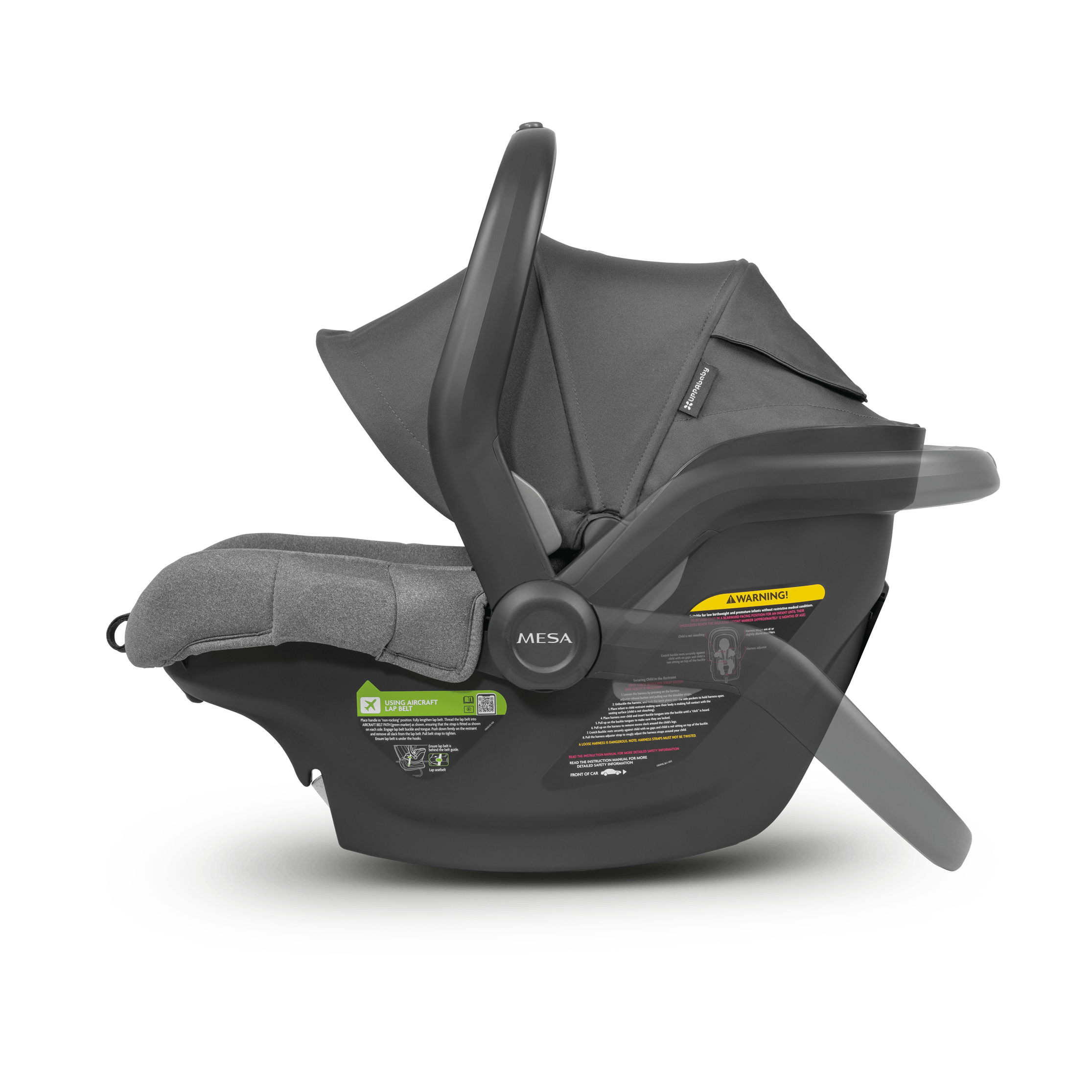 UPPAbaby Mesa Car Seat Capsule - Charcoal Melange (Greyson) - UPPAbaby Australia