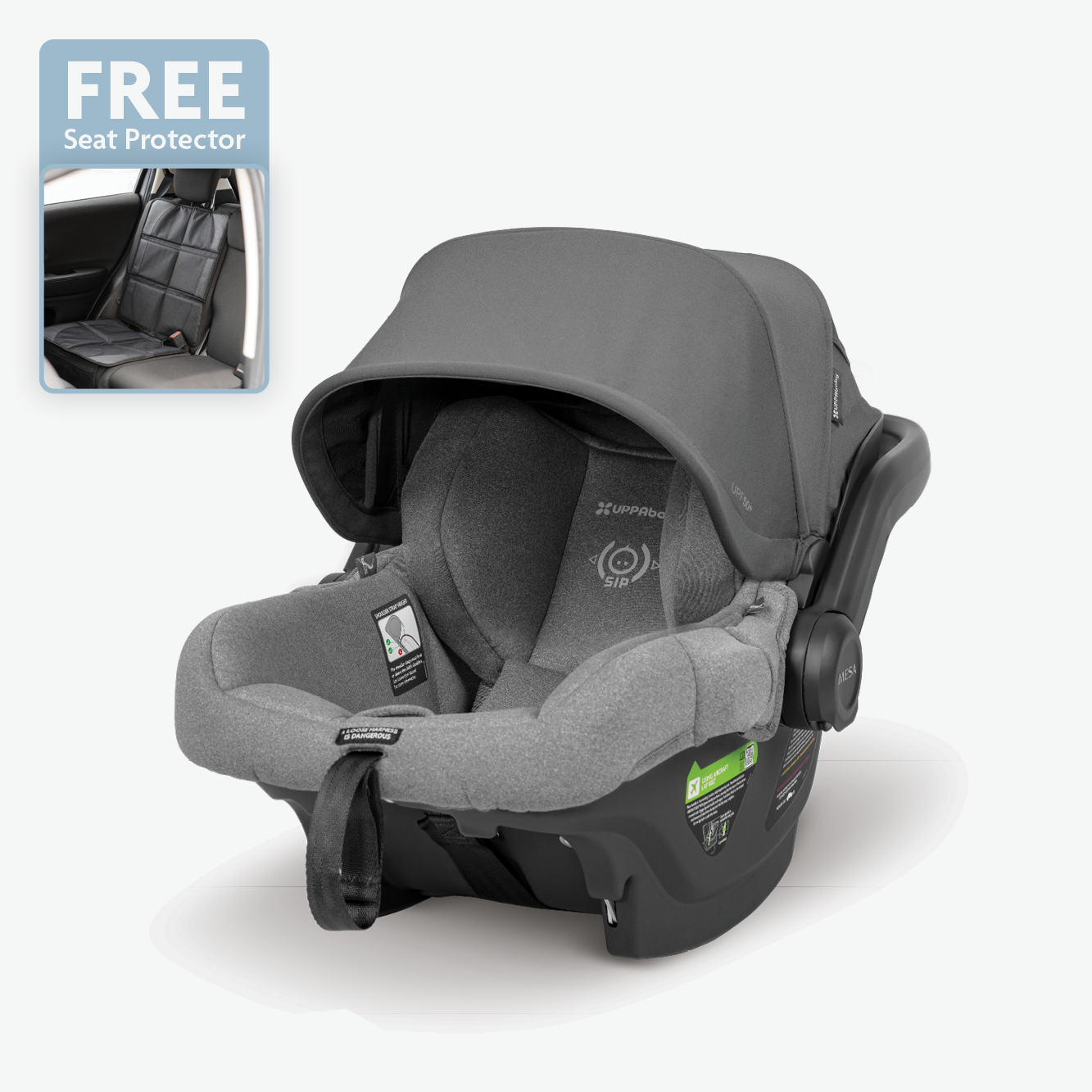uppababy mesa charcoal UPPAbaby Mesa Car Seat Capsule
