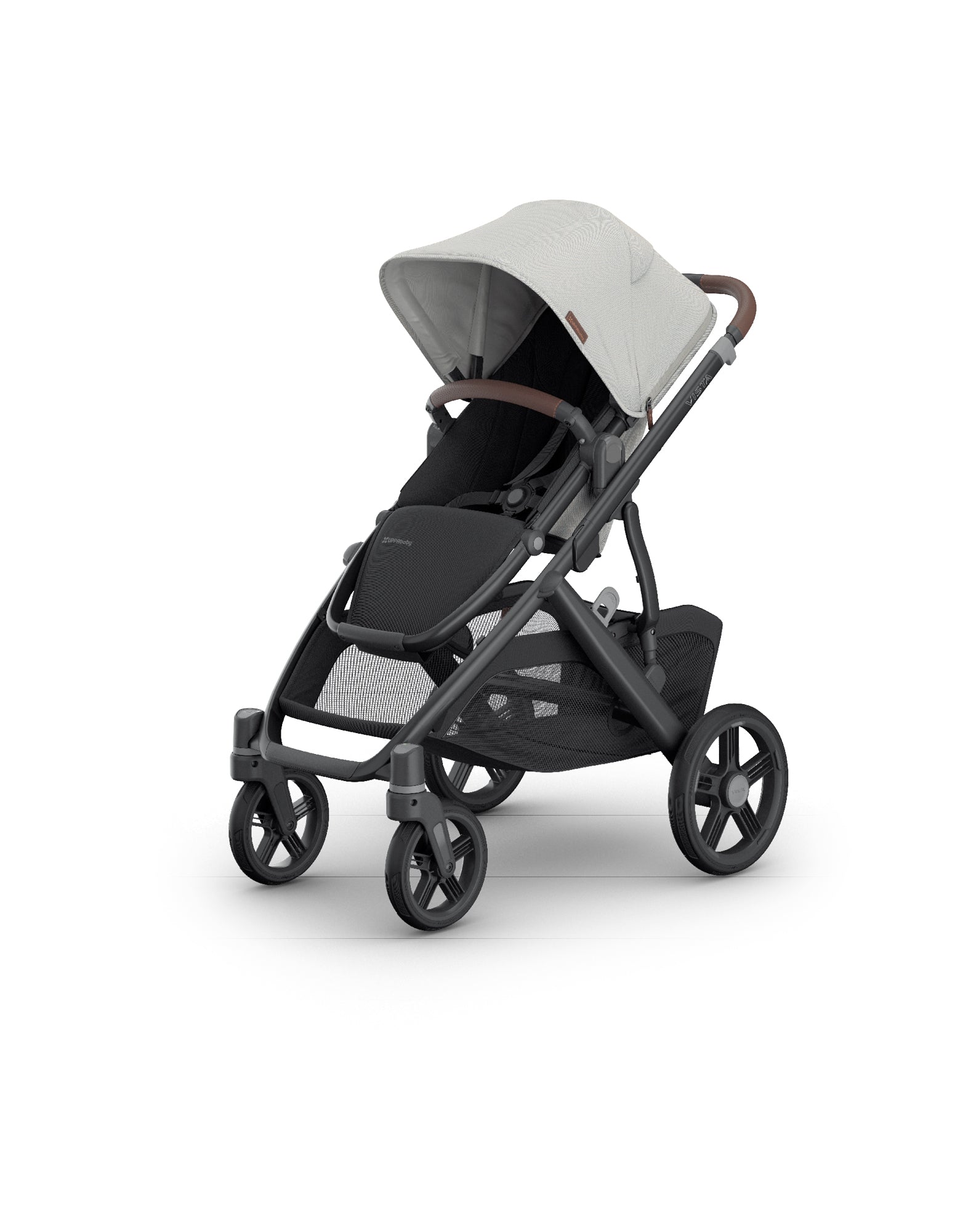 UPPAbaby Vista V3 Pram With Bassinet - Savannah (Pearl Grey Jacquard / Carbon)