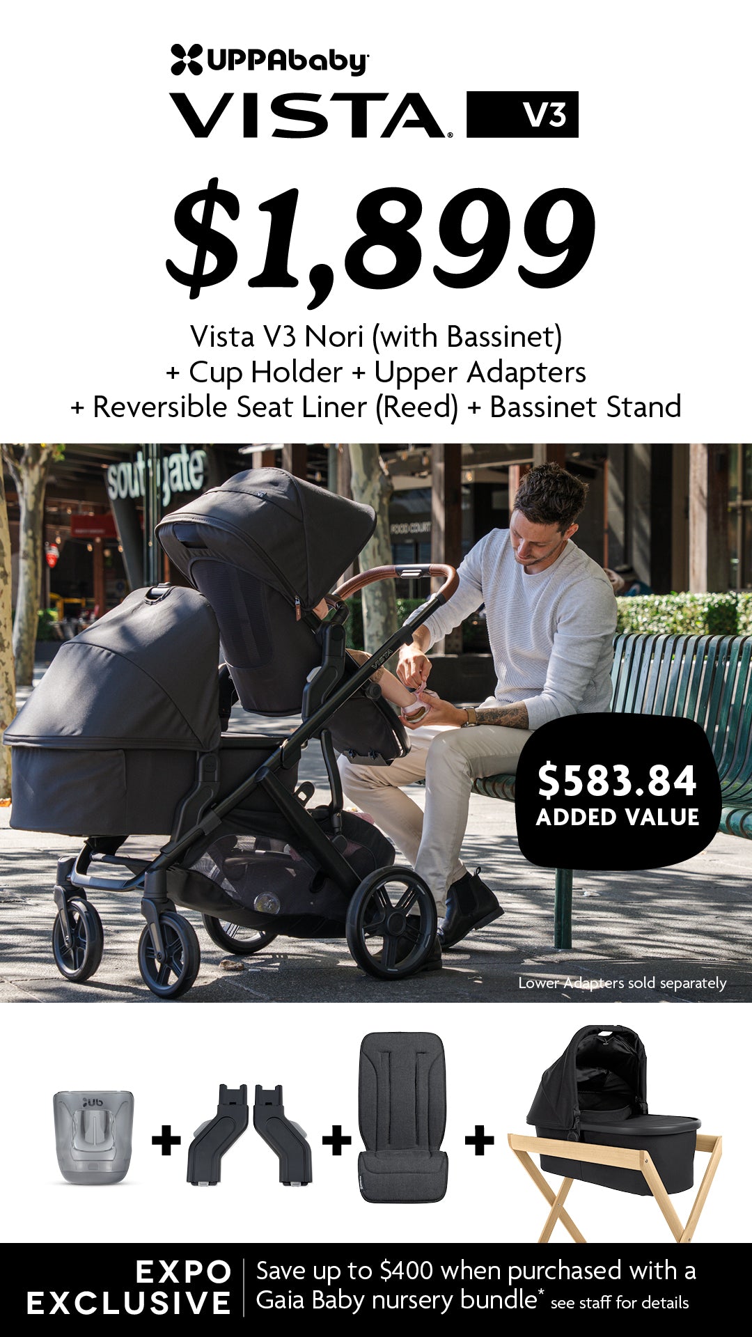 UPPAbaby Nori Package Expo Bundle