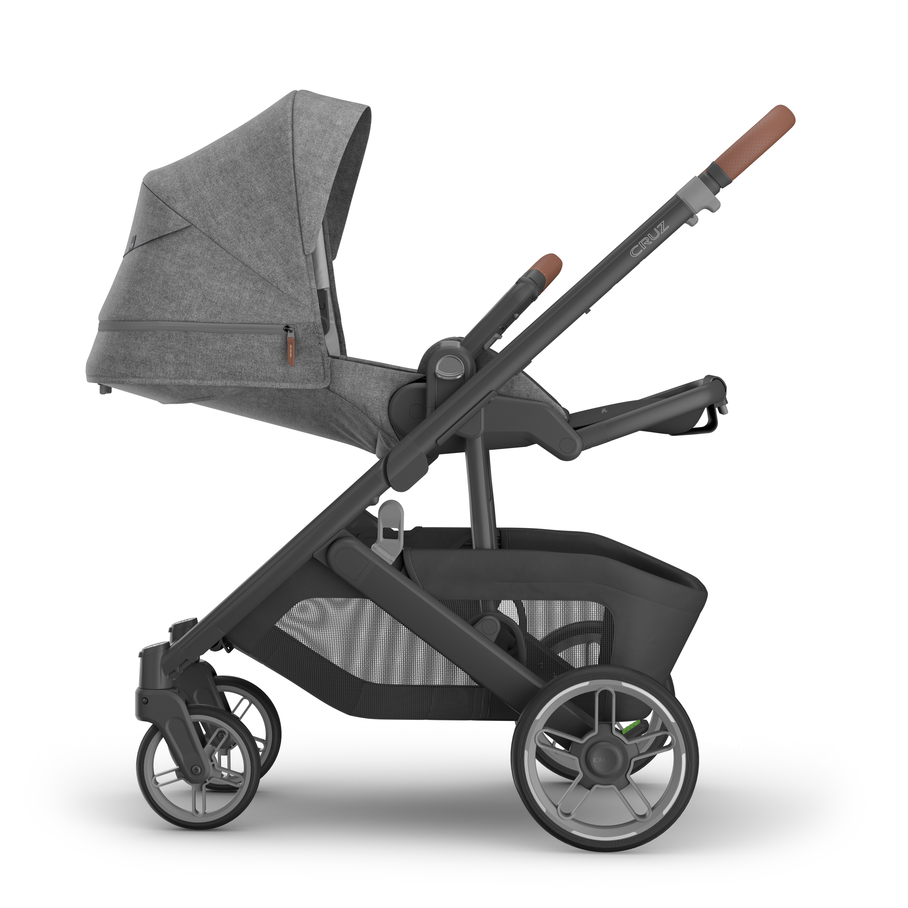 UPPAbaby Cruz V3 Pram - Greyson (Charcoal Melange / Carbon)