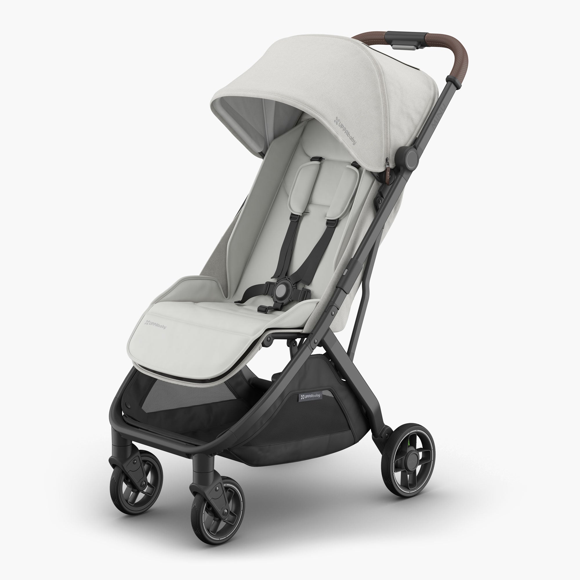 UPPAbaby MINU V3 Stroller - Savannah (Pearl Grey/Carbon)