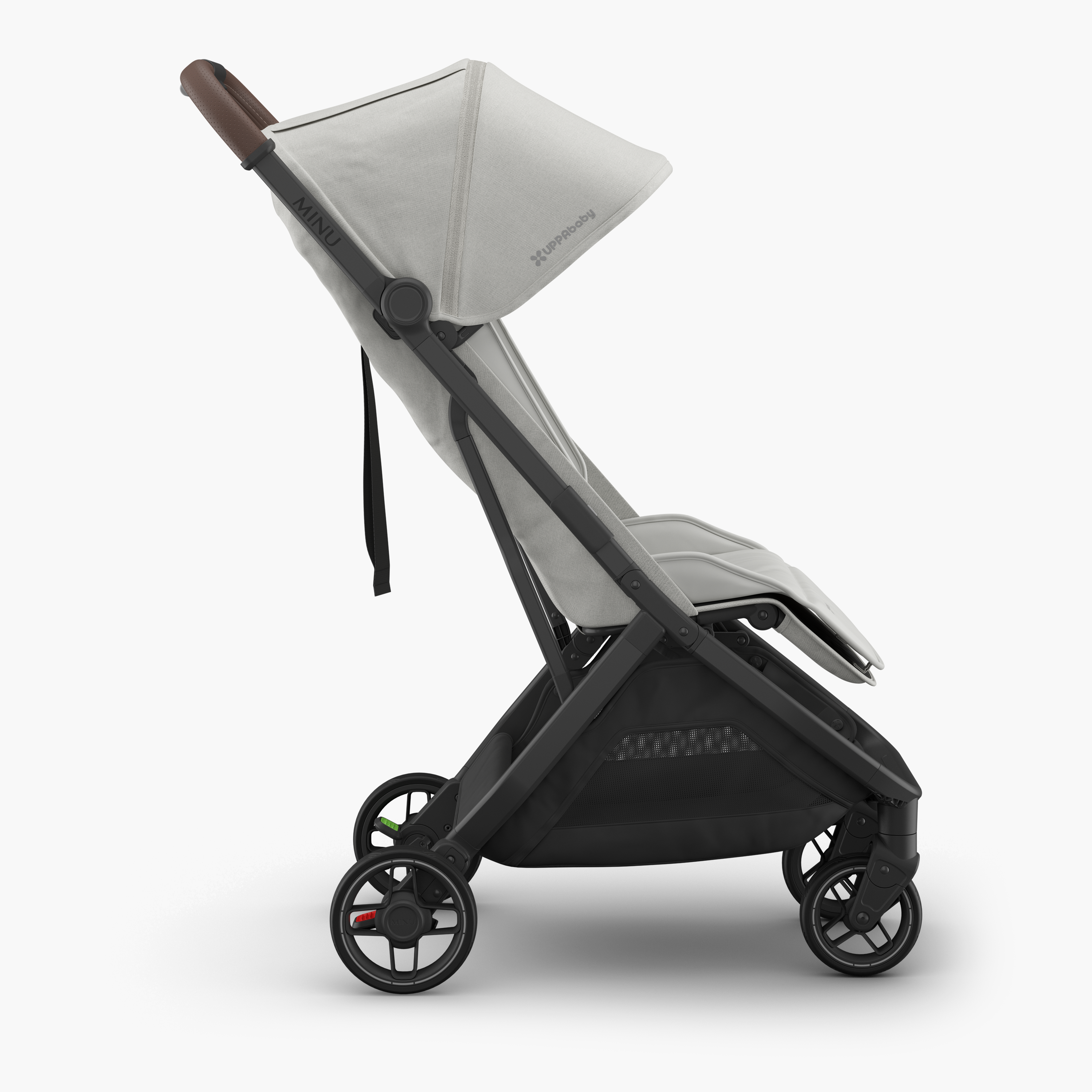 UPPAbaby MINU V3 Stroller - Savannah (Pearl Grey/Carbon)