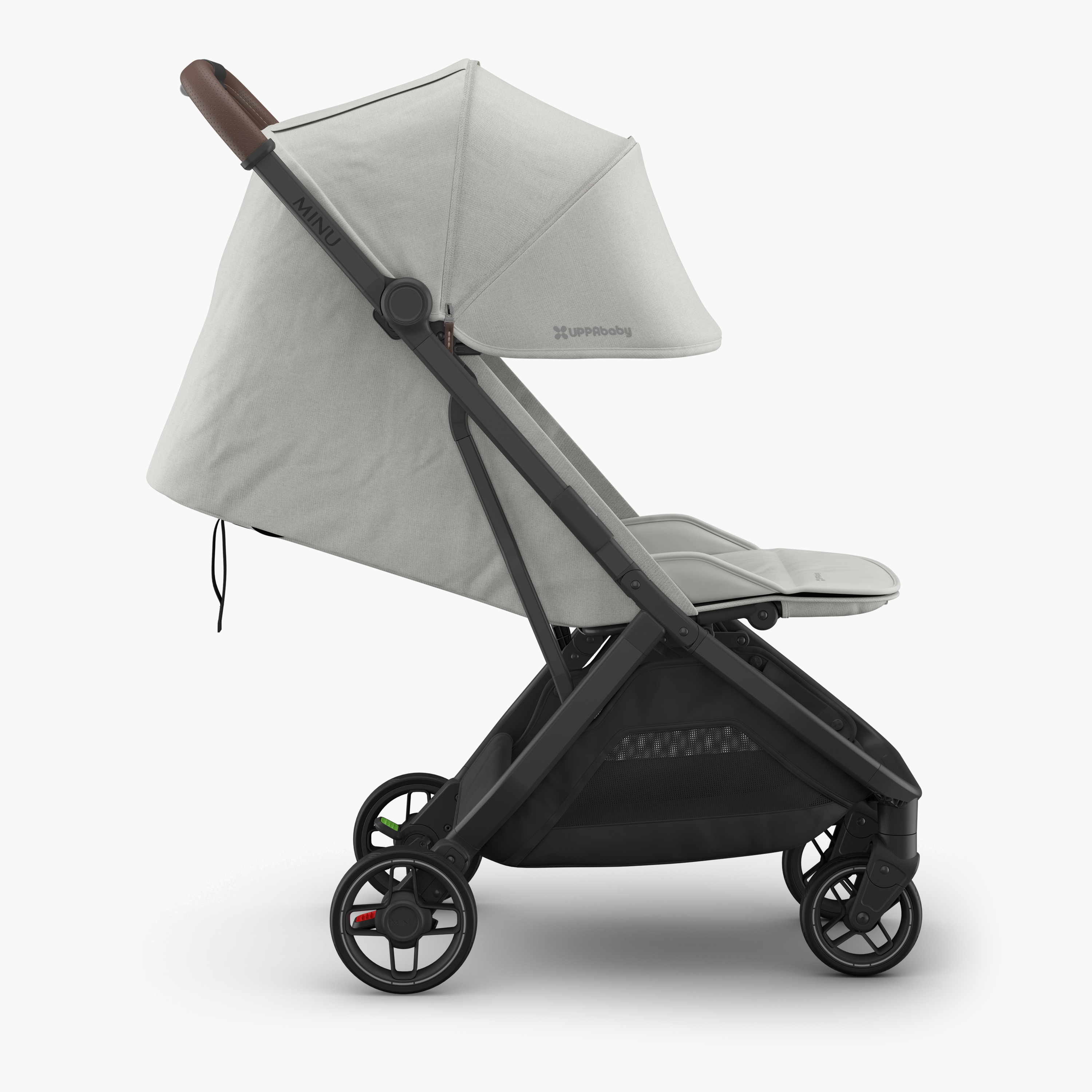 UPPAbaby - MINU V3 Stroller - Savannah (Pearl Grey/Carbon) - UPPAbaby Australia