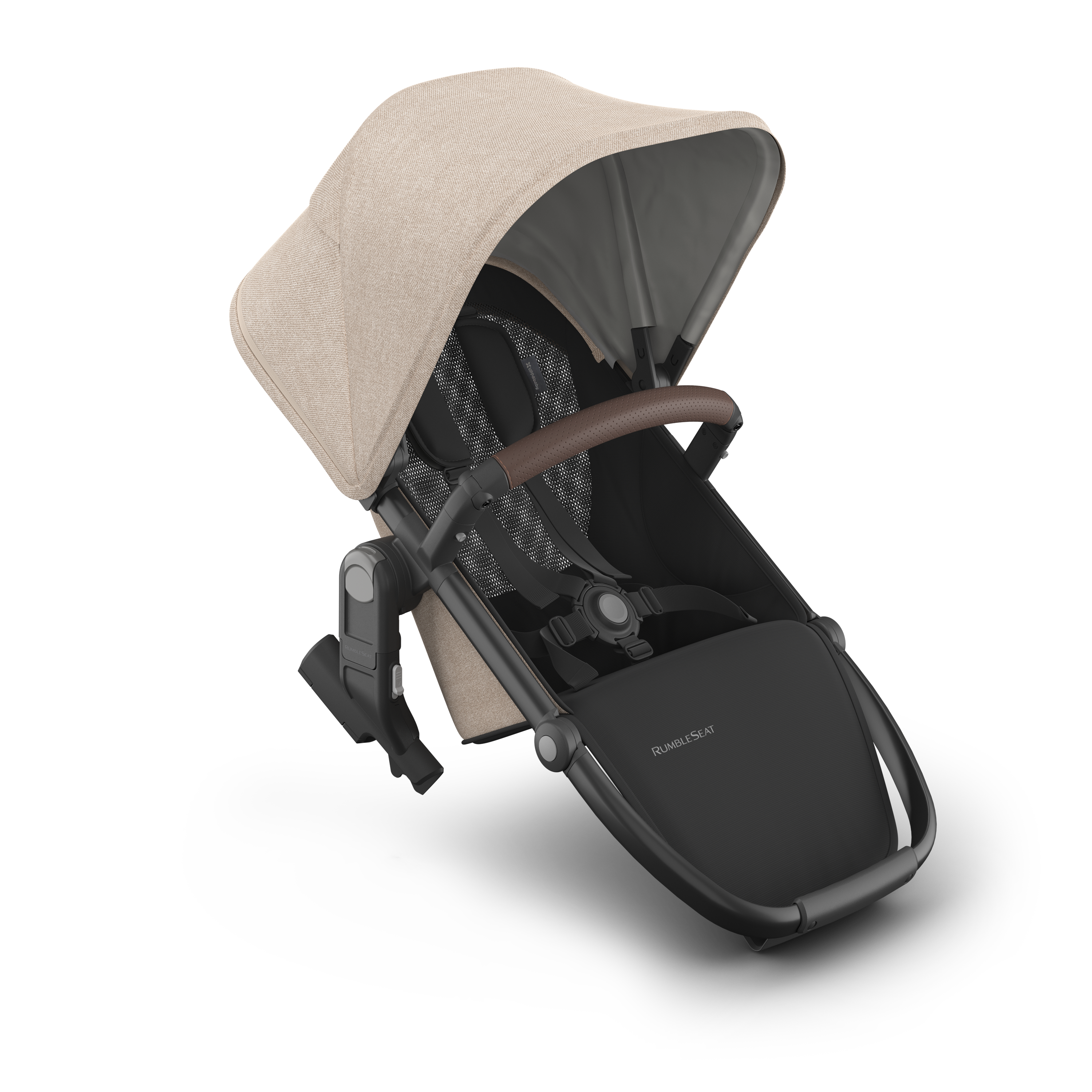 UPPAbaby VISTA V3 RumbleSeat Oat Melange/Carbon - Liam Front