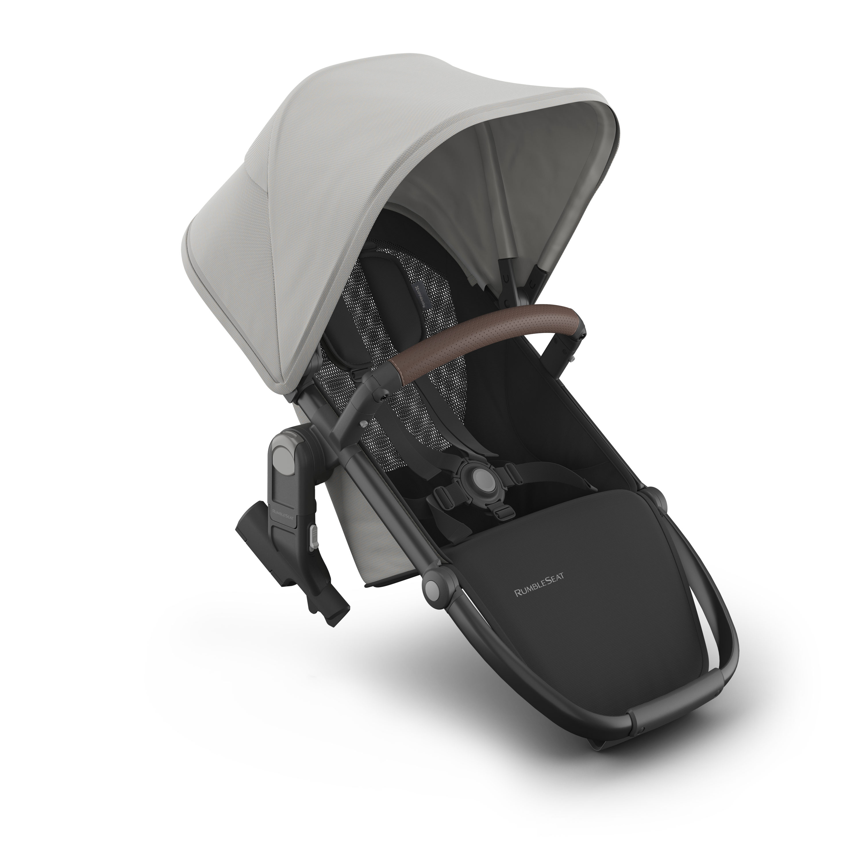 UPPAbaby VISTA V3 RumbleSeat Pearl Grey Jacquard/Carbon - Savannah No Liner
