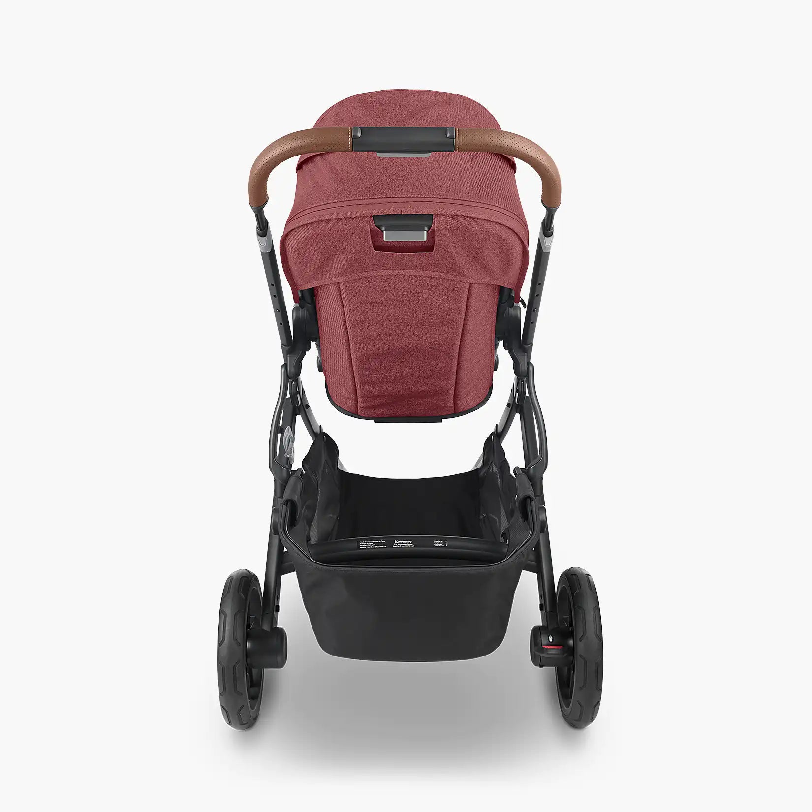 UPPAbaby Vista V2 With Bassinet - Lucy (Rosewood Melange/Carbon/Saddle) - UPPAbaby Australia