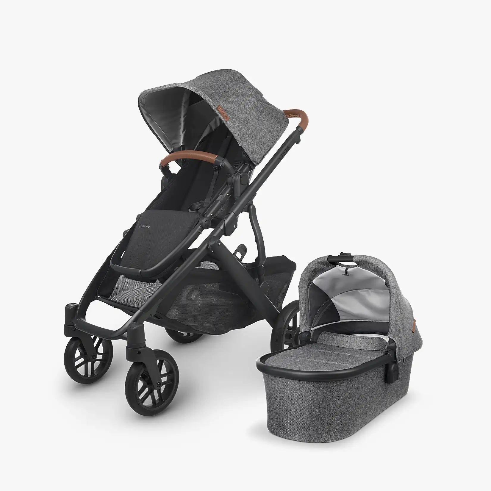UPPAbaby Vista V2 With Greyson (Charcoal Melange/Carbon
