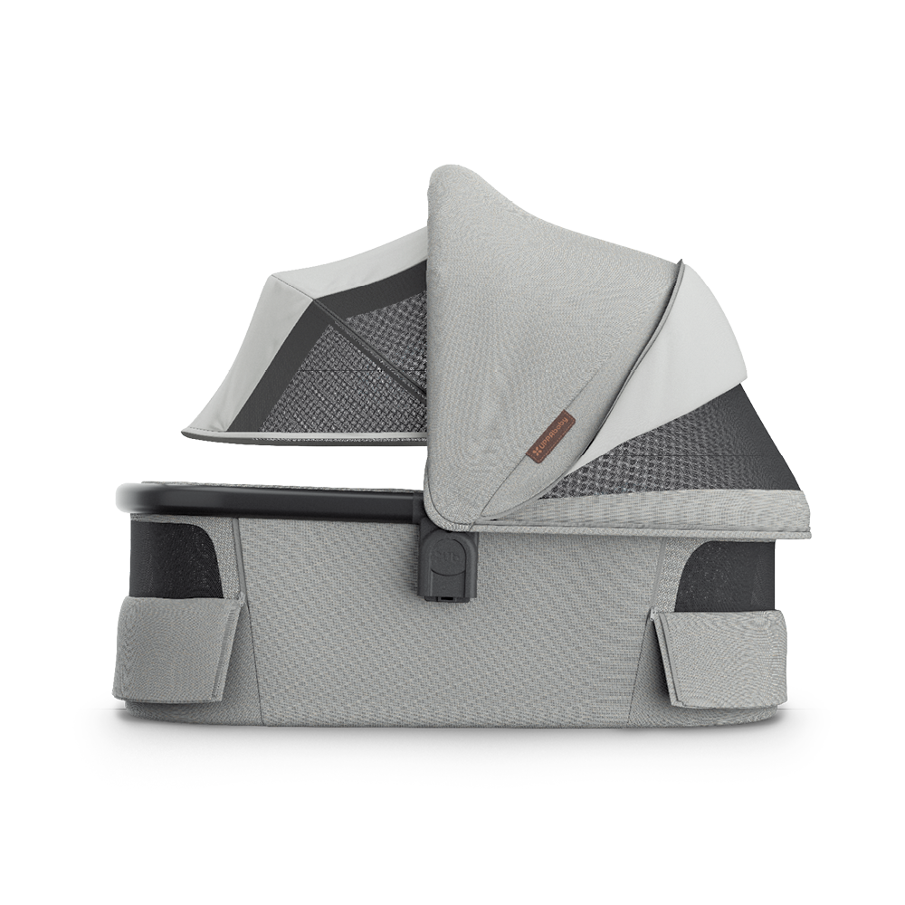 UPPAbaby V3 Bassinet - Savannah (Pearl Grey Jacquard / Carbon Melange / Black)