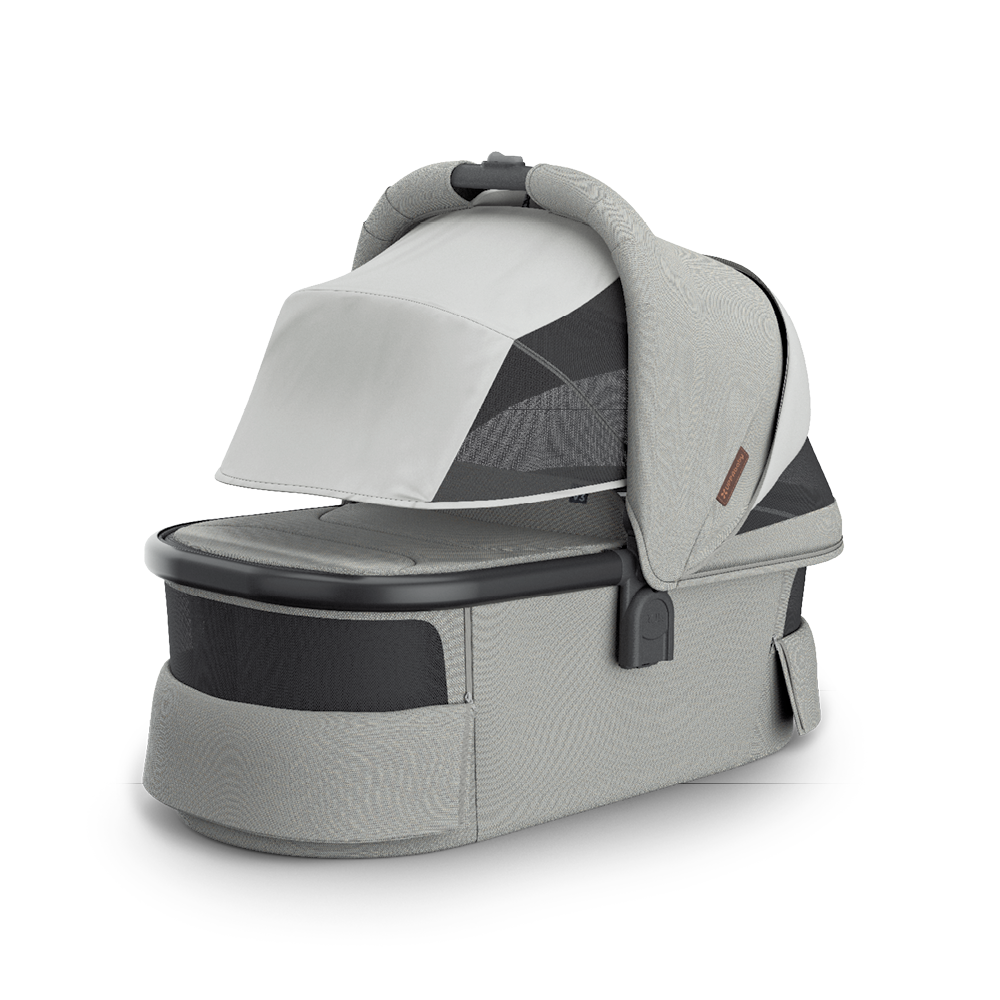 UPPAbaby V3 Bassinet - Savannah (Pearl Grey Jacquard / Carbon Melange / Black)