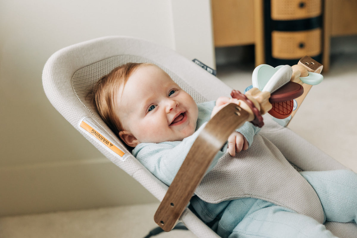 Ciro V2 and Mira V2: a highchair and bouncer guide for the first year