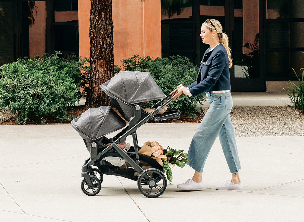 UPPAbaby Vista V3 as a double pram with RumbleSeat