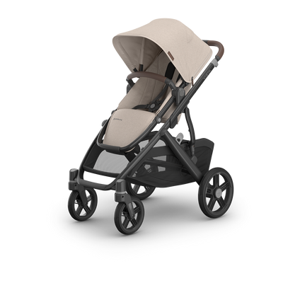 UPPAbaby Vista V3 Pram With Bassinet - Ada (Sandstone/Chestnut leather) - UPPAbaby Australia
