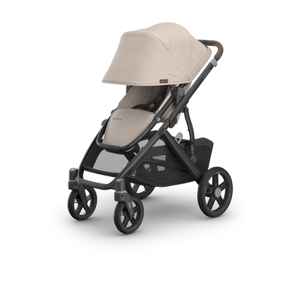 UPPAbaby Vista V3 Pram With Bassinet - Ada (Sandstone/Chestnut leather) - UPPAbaby Australia