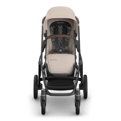 UPPAbaby Vista V3 Pram With Bassinet - Ada (Sandstone/Chestnut leather) - UPPAbaby Australia