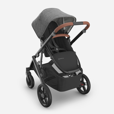 UPPAbaby VISTA V3 With Bassinet - Charcoal Melange/Carbon (Greyson) - UPPAbaby Australia