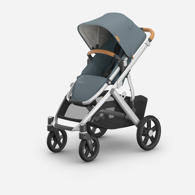 UPPAbaby VISTA V3 With Bassinet - Stone Blue/Silver (Callum) - UPPAbaby Australia