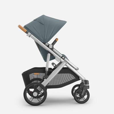 UPPAbaby VISTA V3 With Bassinet - Stone Blue/Silver (Callum) - UPPAbaby Australia