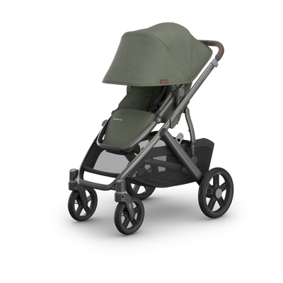 UPPAbaby Vista V3 Pram With Bassinet - Evelyn (Meadow Green) - UPPAbaby Australia