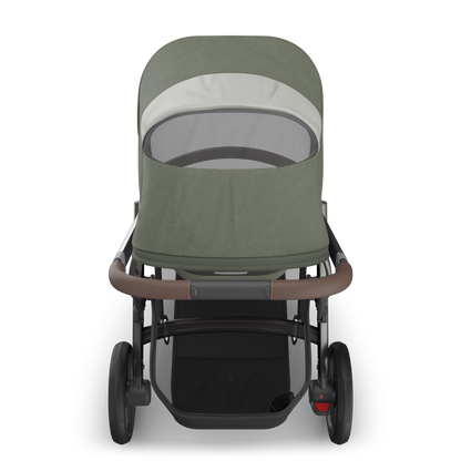 UPPAbaby Vista V3 Pram With Bassinet - Evelyn (Meadow Green) - UPPAbaby Australia
